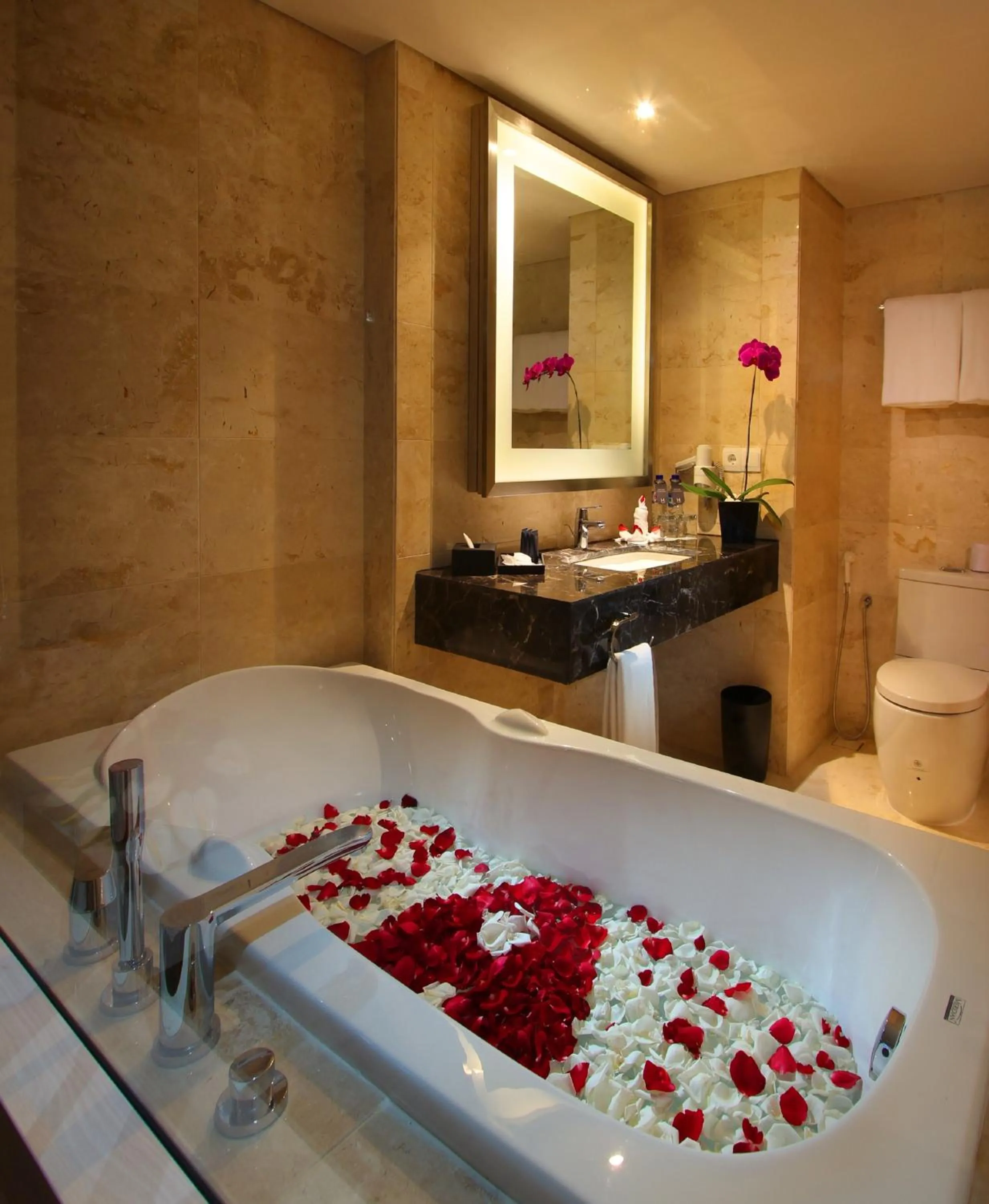 Bathroom in Sovereign Bali Hotel