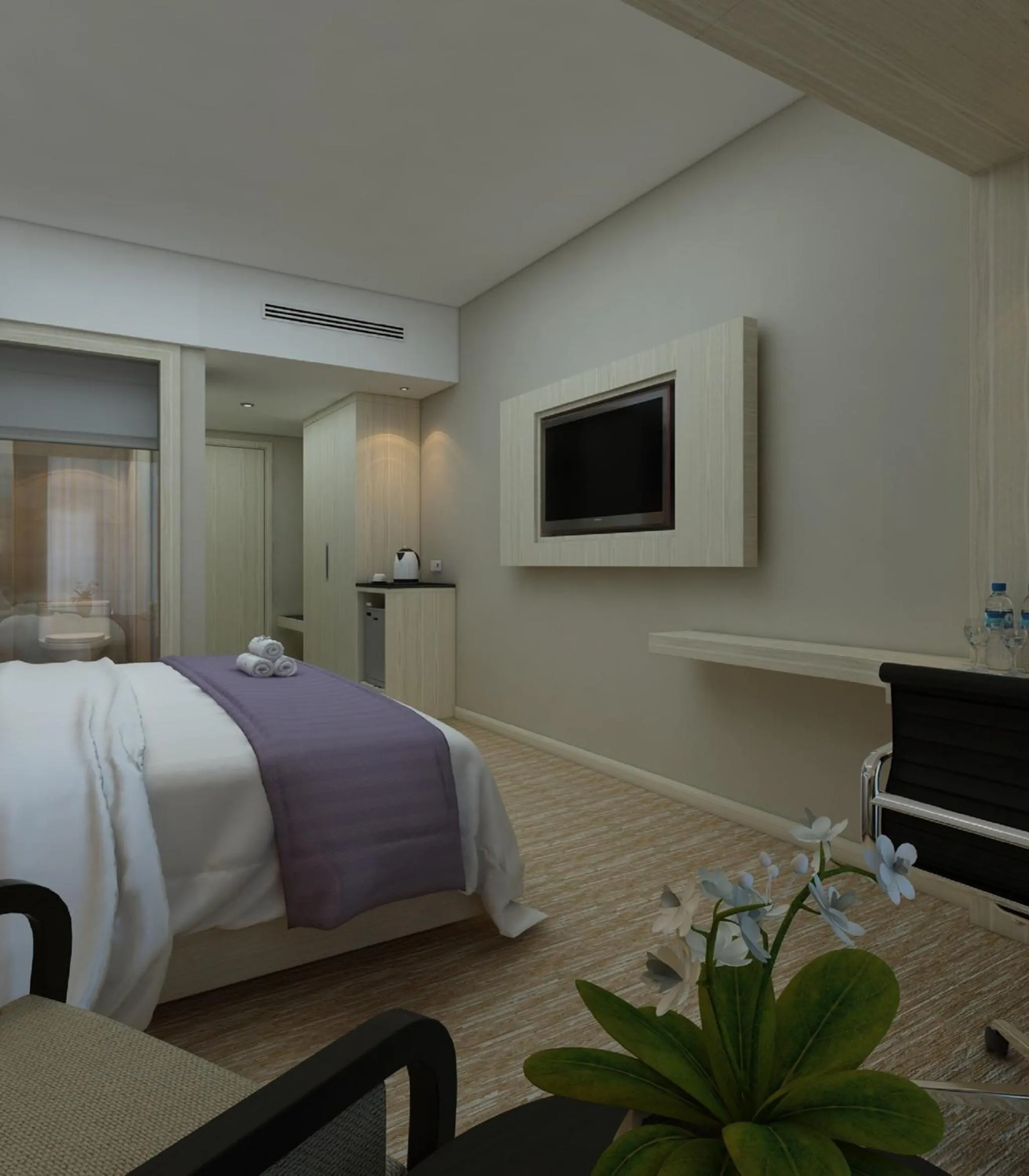 Bedroom, Bed in Sovereign Bali Hotel