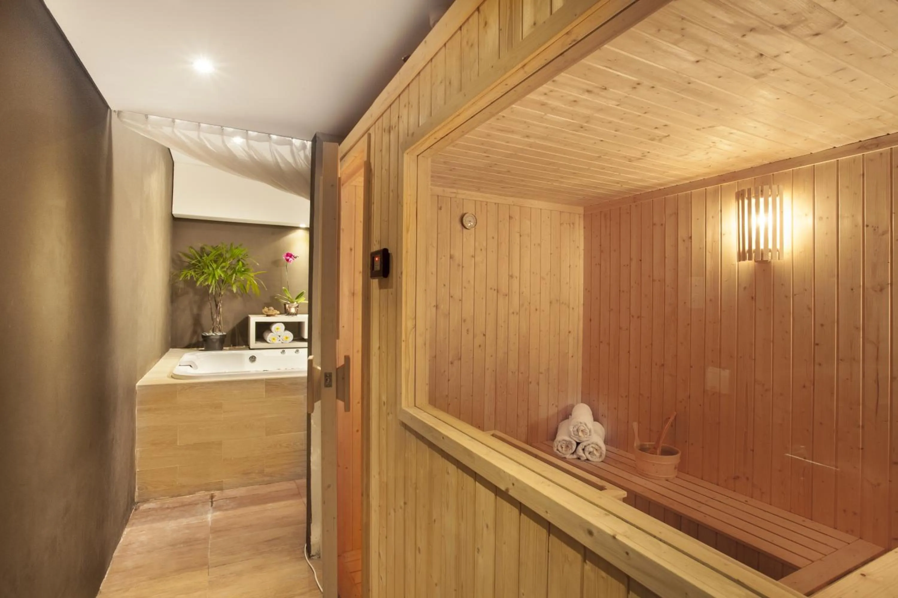 Sauna in Sovereign Bali Hotel