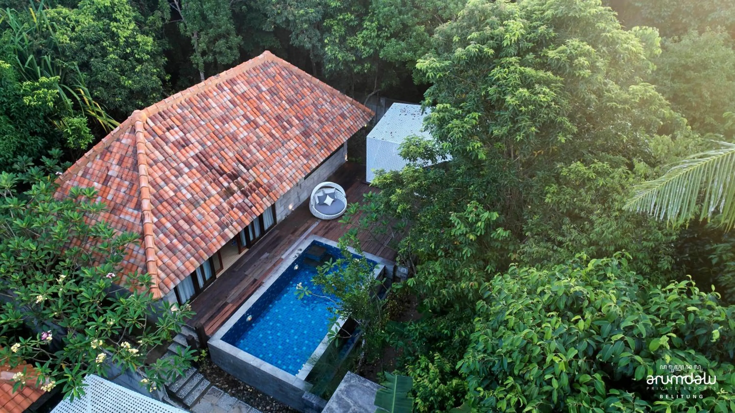 Bird's eye view in Arumdalu Private Resort