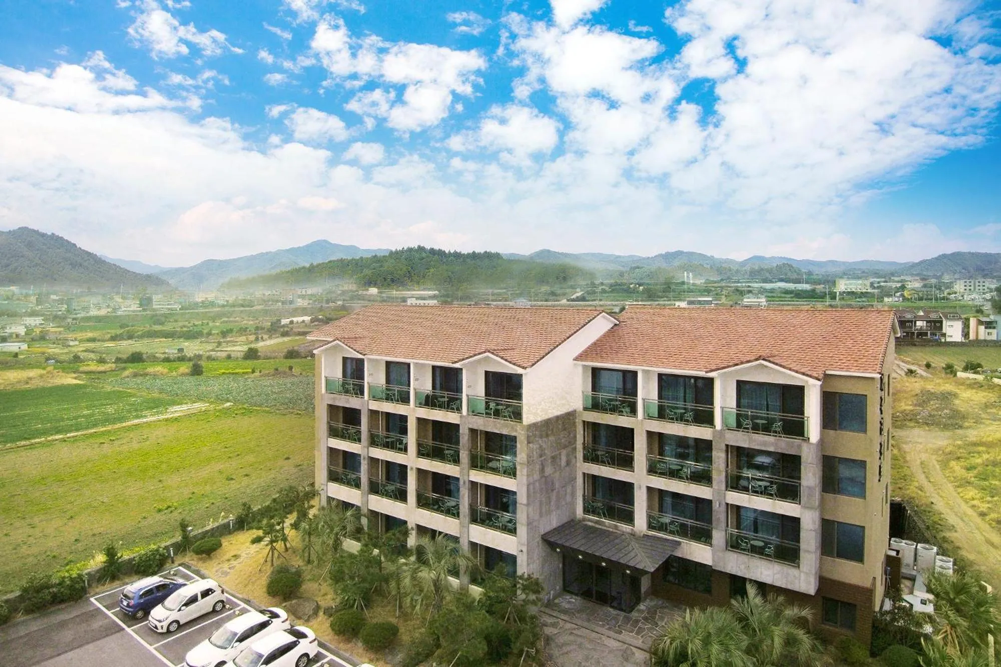 Bird's eye view in Jeju Resort