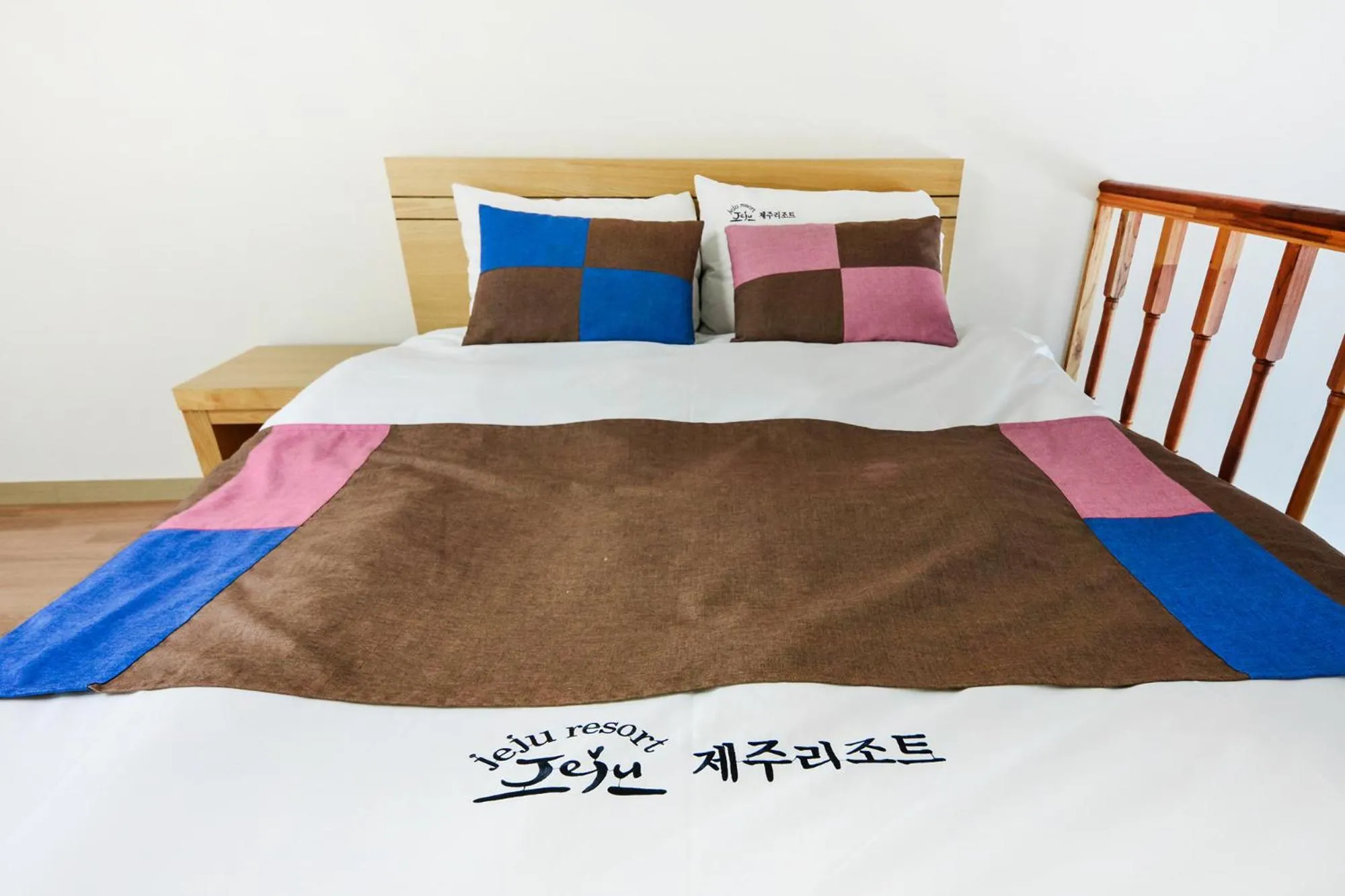 Bed in Jeju Resort