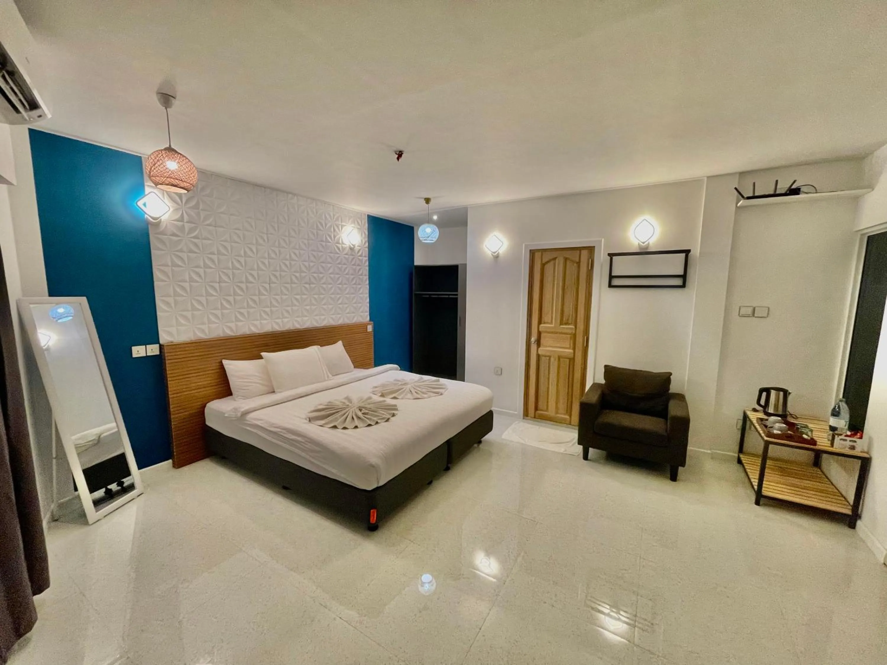 Bed in Koimala Hotel