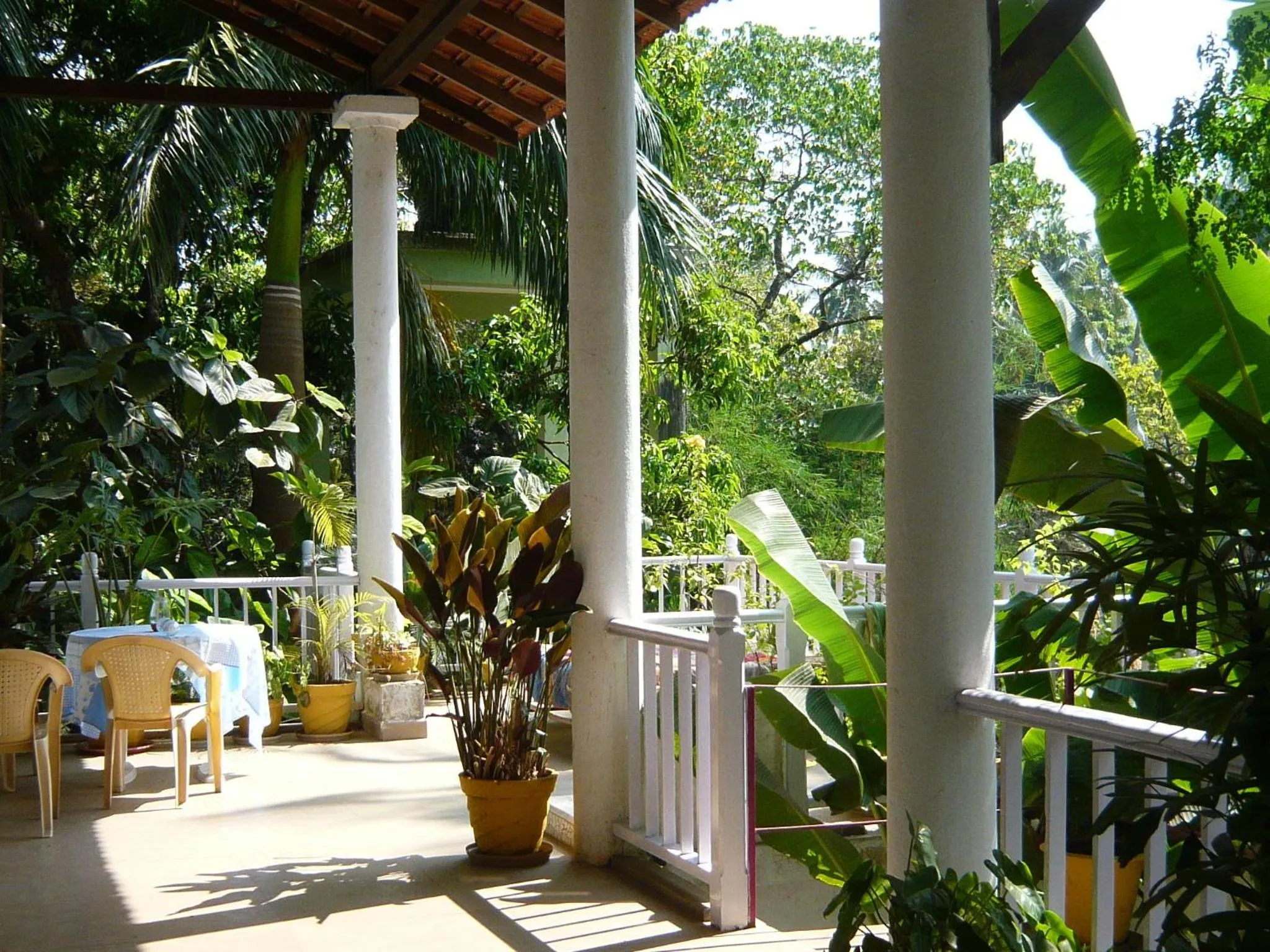 Facade/entrance in Michèle's Garden