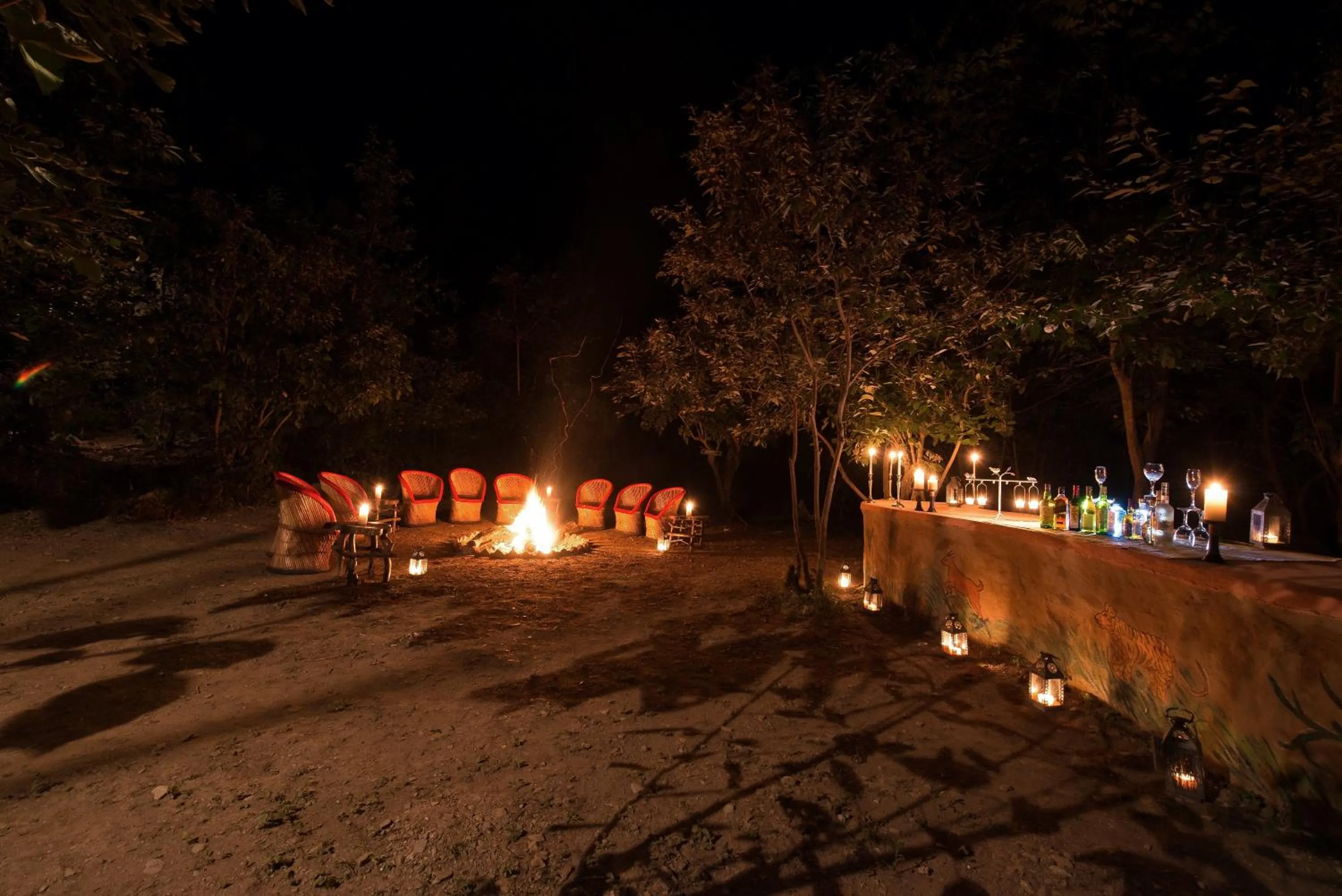 Night in Paatlidun Safari Lodge, Jim Corbett
