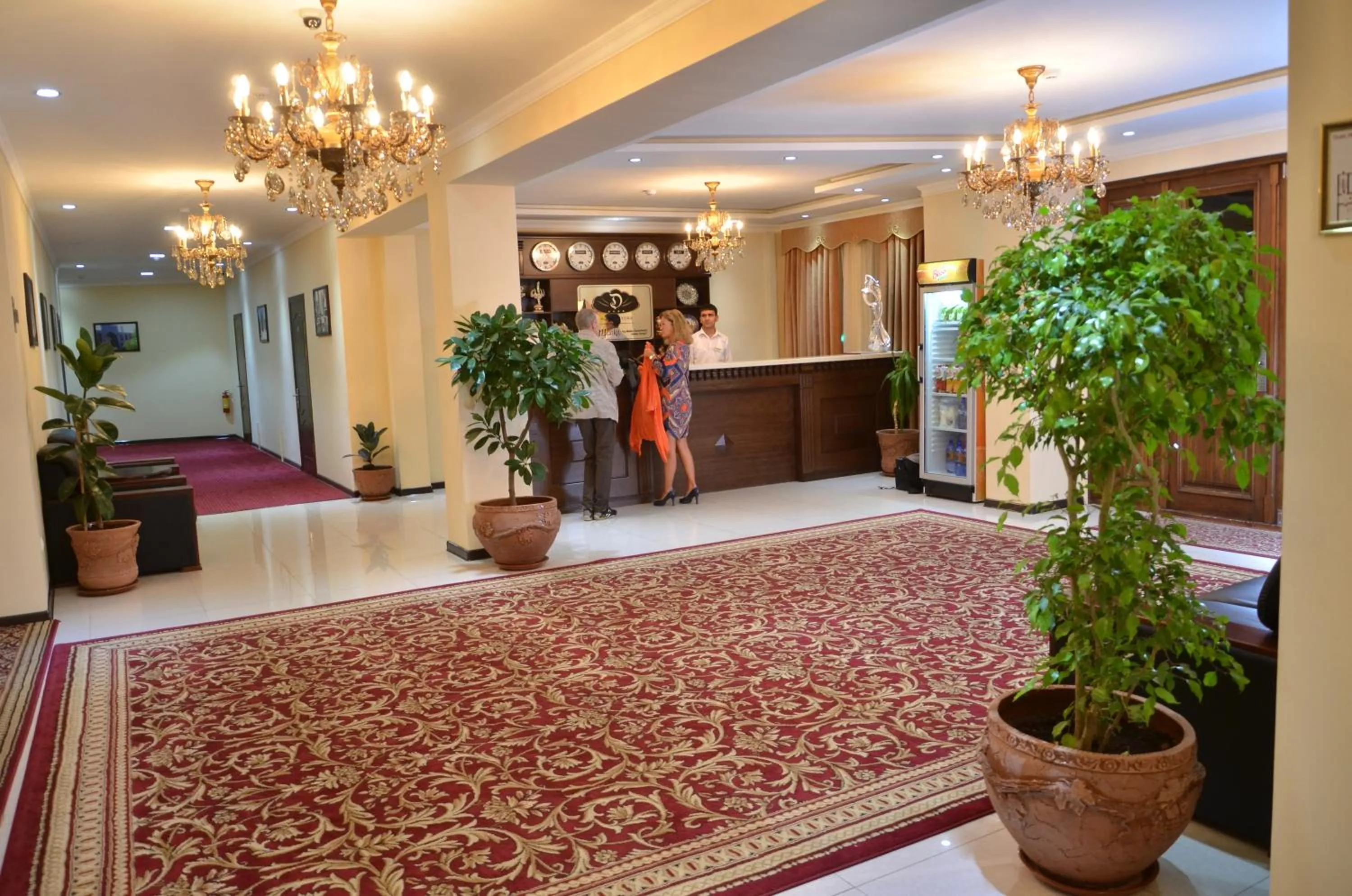Lobby or reception in Hotel Diyora