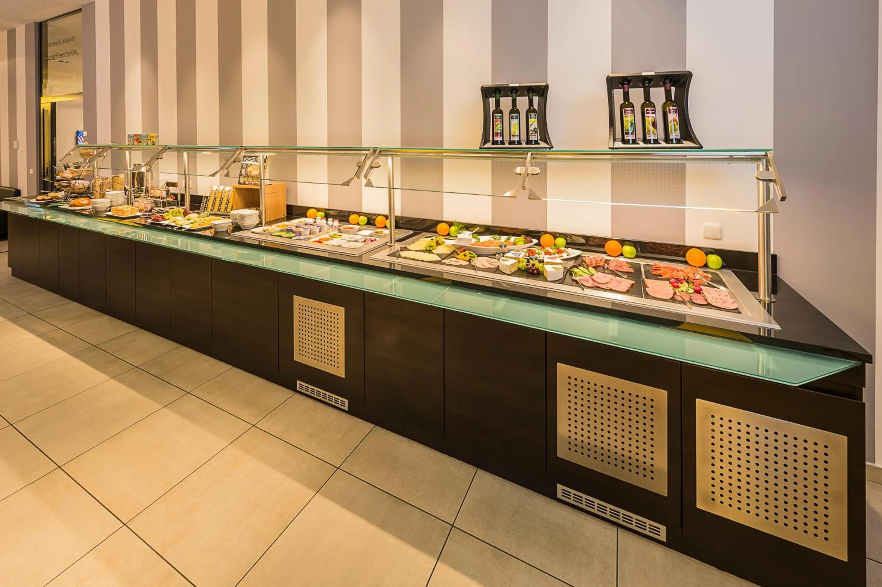 Buffet breakfast in Star G Hotel Premium München Domagkstraße
