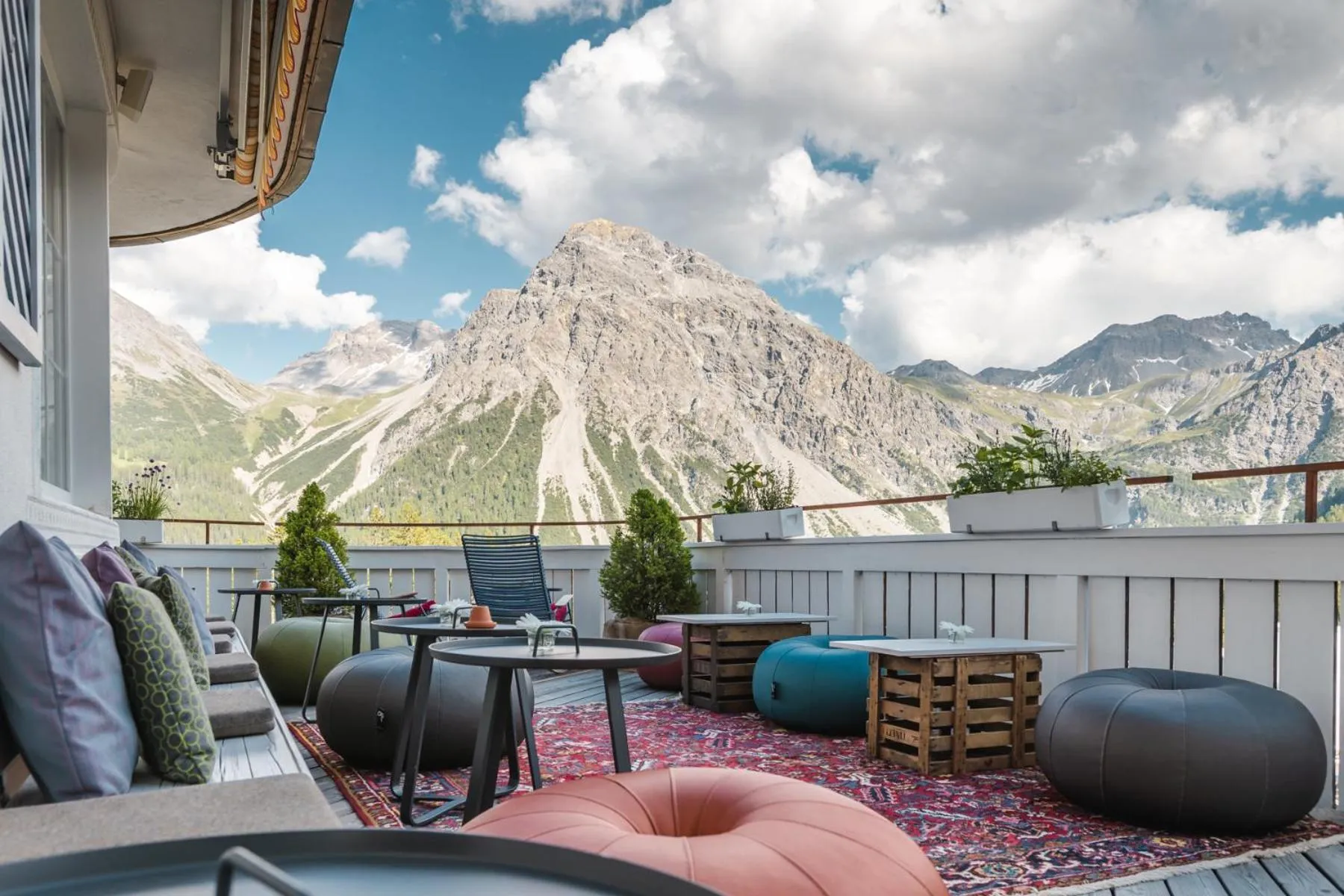 Balcony/Terrace in Hotel Quellenhof - Self Check-in & Adults Only