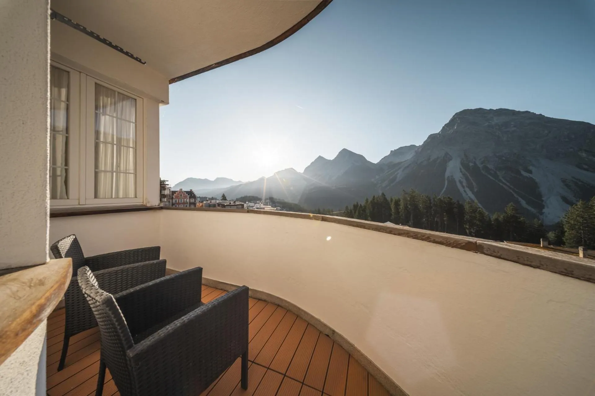 Balcony/Terrace in Hotel Quellenhof - Self Check-in & Adults Only