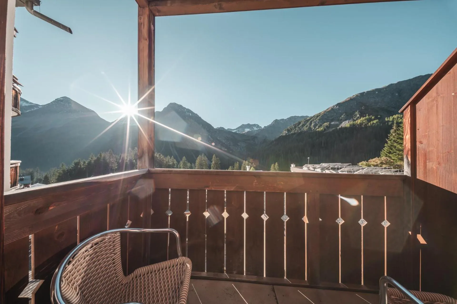 Balcony/Terrace in Hotel Quellenhof - Self Check-in & Adults Only