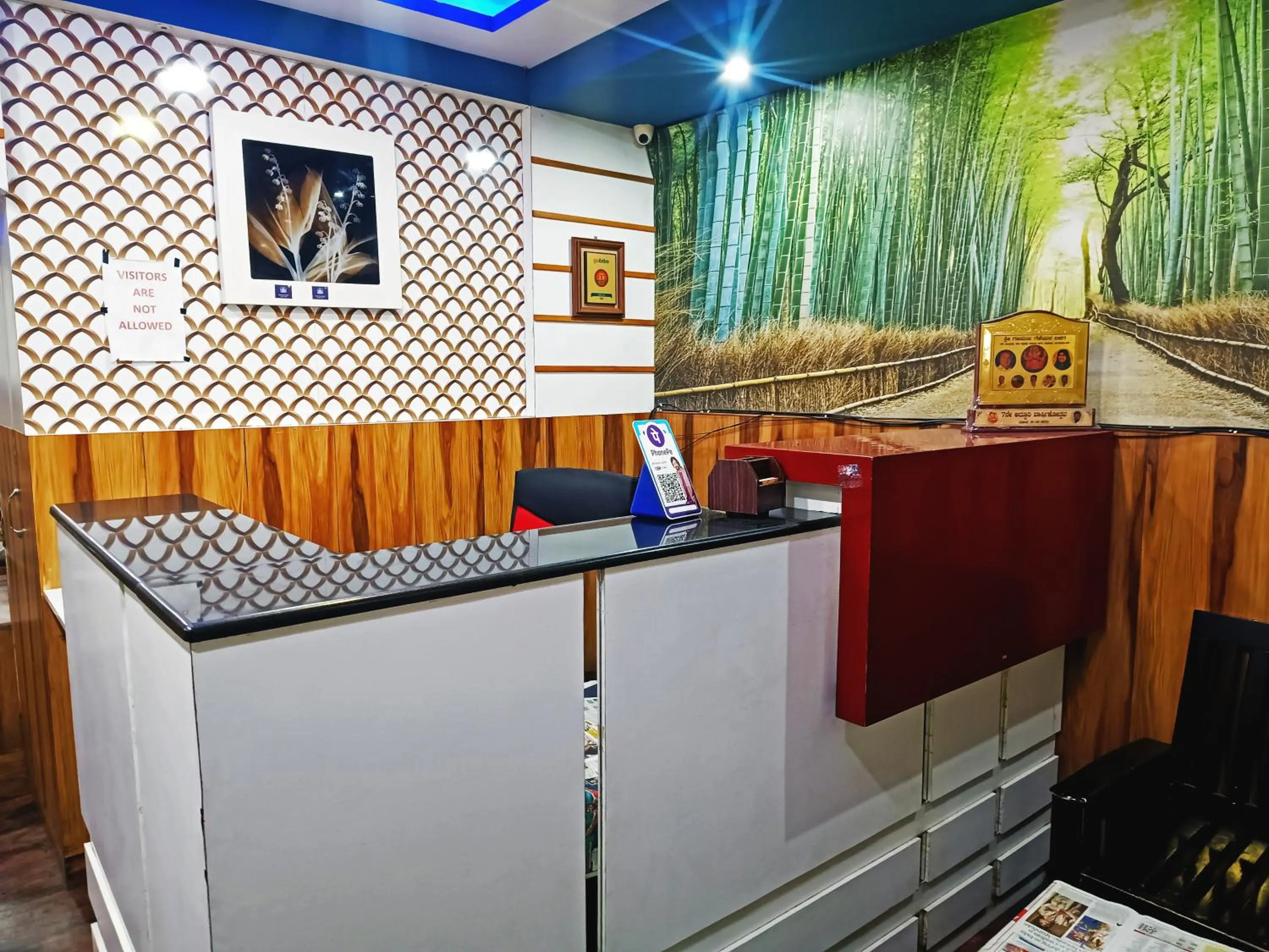 Lobby or reception in Delta Inn Madiwala