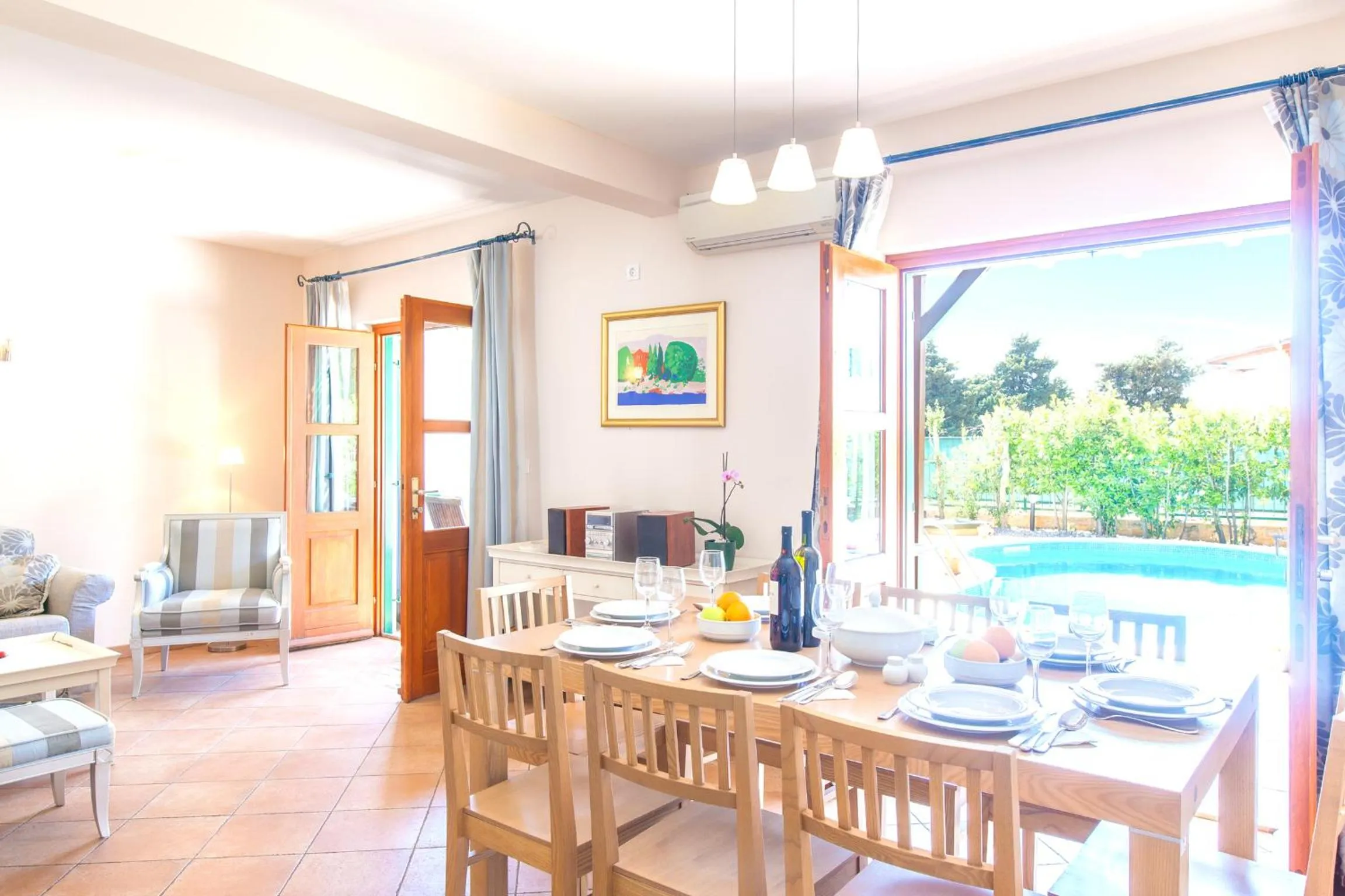 Balcony/Terrace in Villa Cvita 80 m from the sea, free breakfast - DIRECT LANDLORD