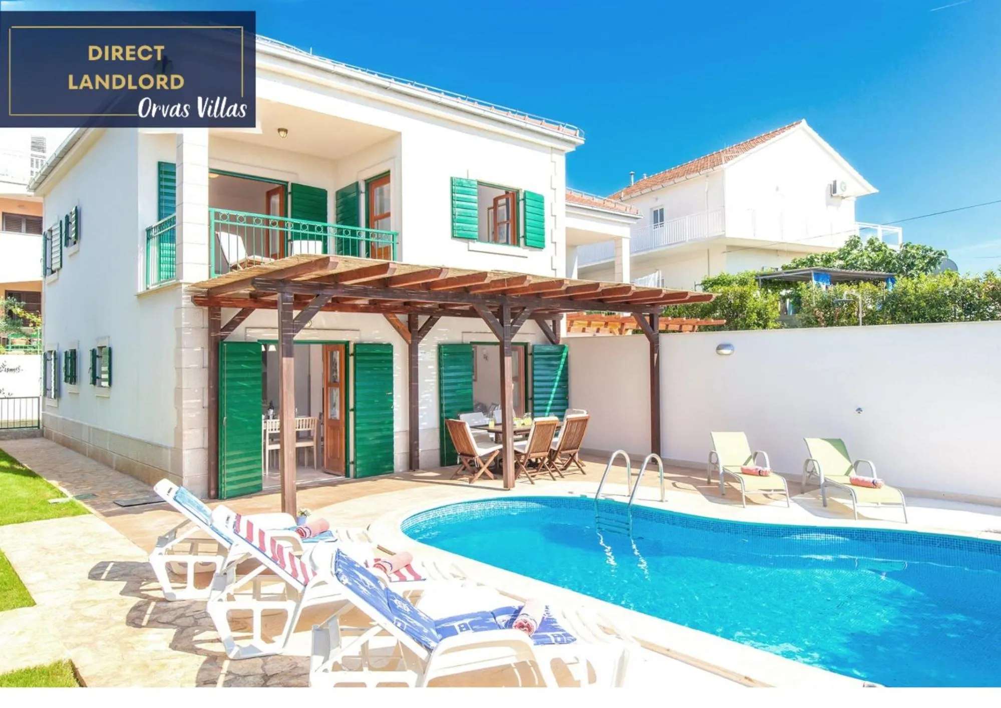 Villa Cvita 80 m from the sea, free breakfast - DIRECT LANDLORD