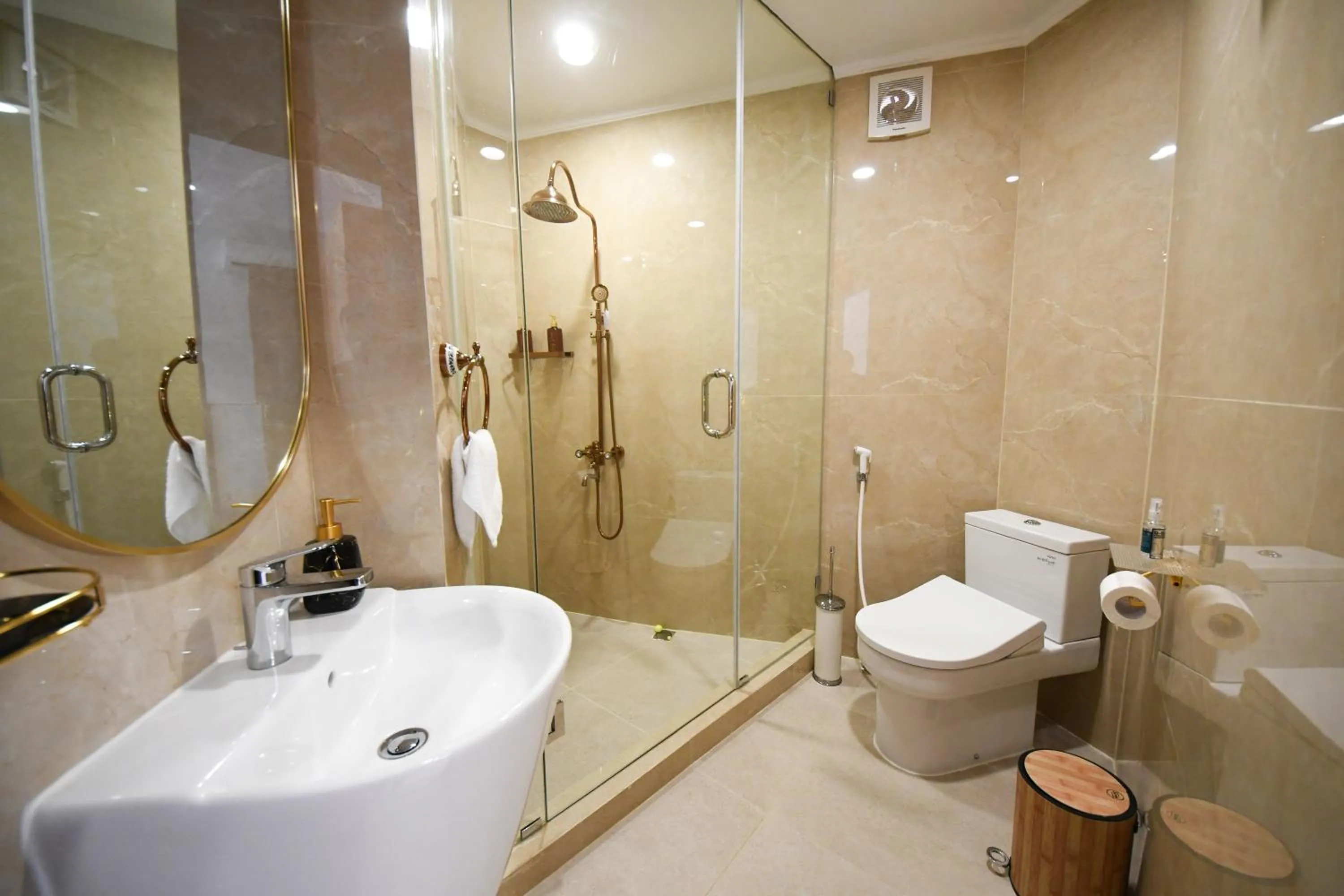 Bathroom in Casa de Monique Villas & Glamping Retreat