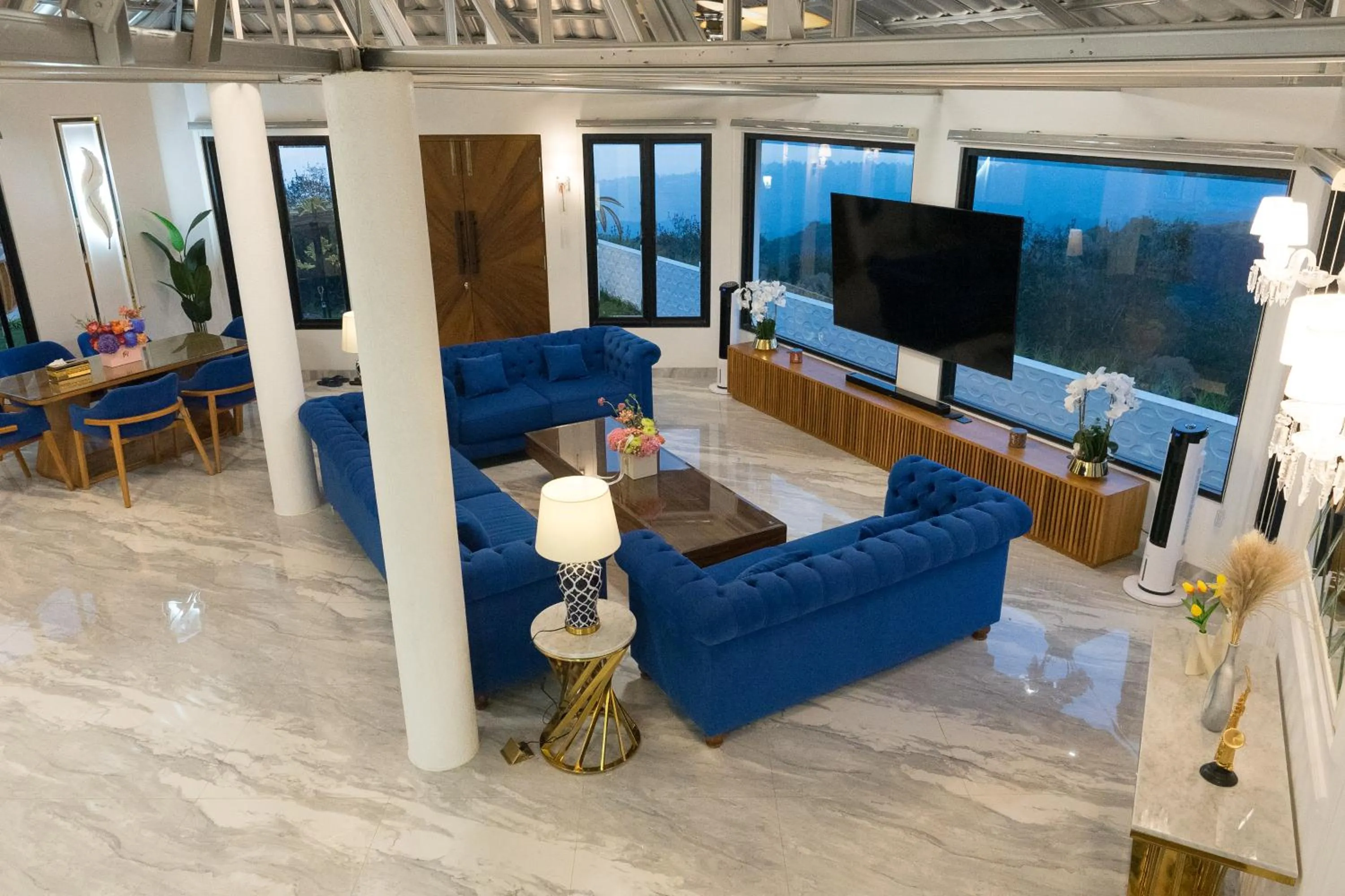 Living room in Casa de Monique Villas & Glamping Retreat