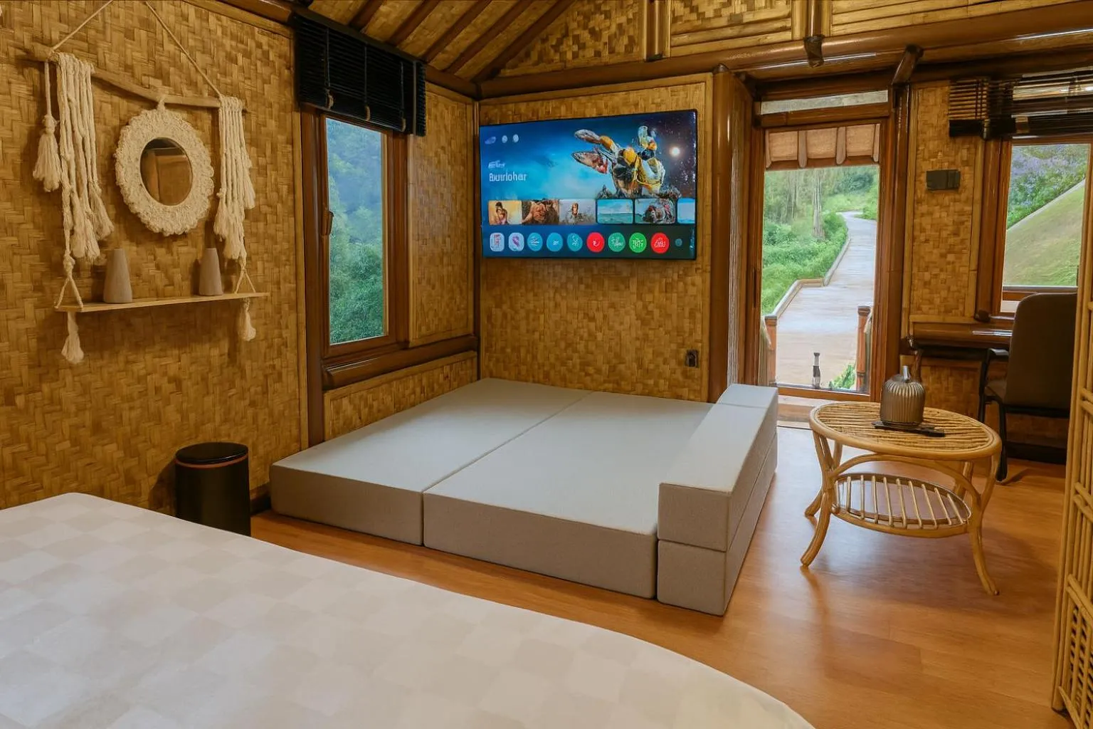 Bed in Casa de Monique Villas & Glamping Retreat