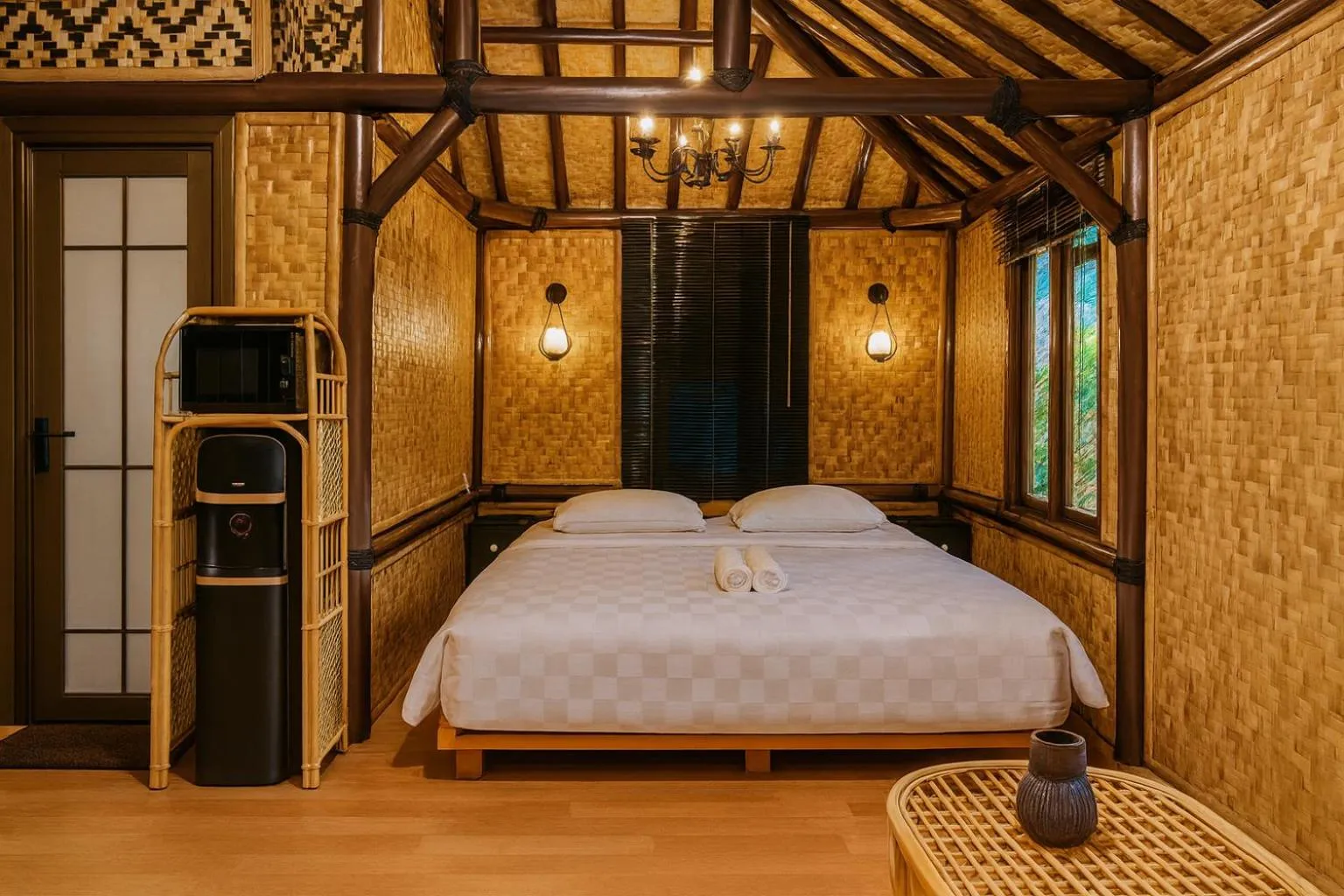 Bed in Casa de Monique Villas & Glamping Retreat