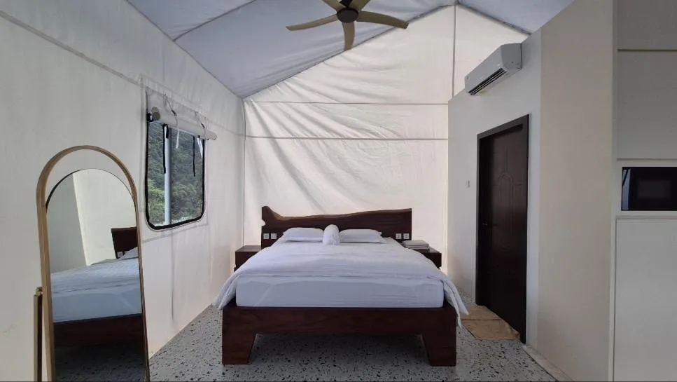 Bed in Casa de Monique Villas & Glamping Retreat
