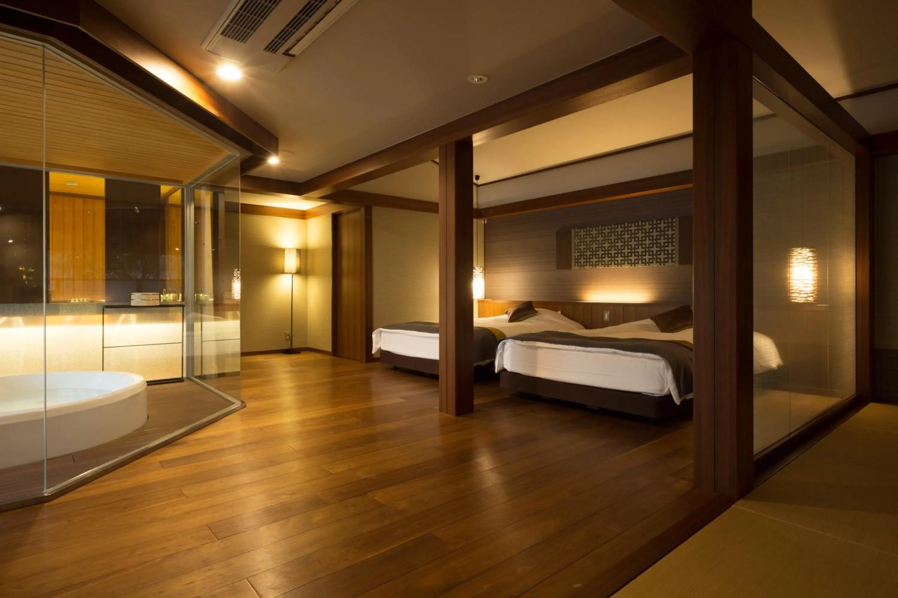 Bed in Matsudaya Hotel