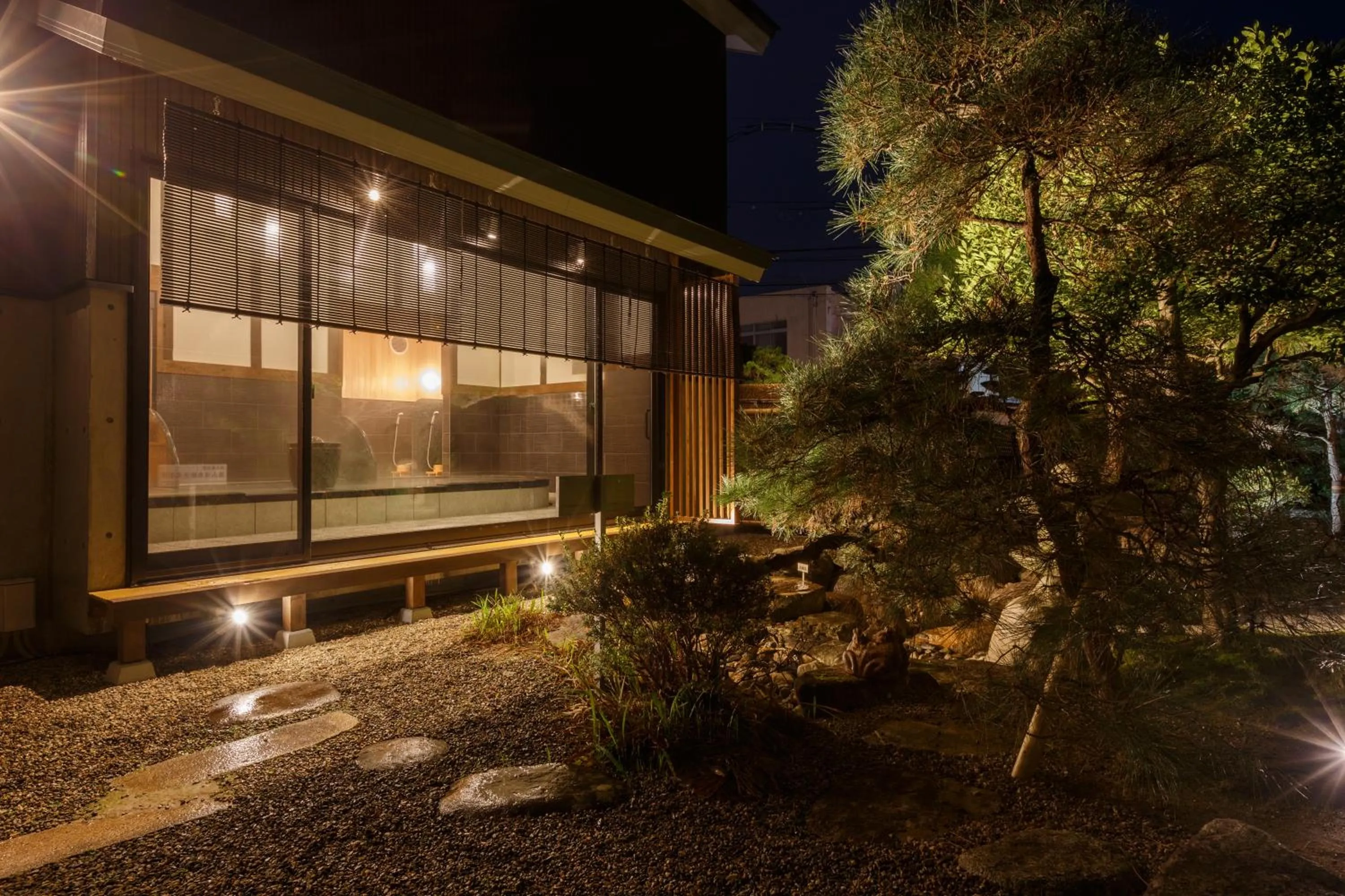 Hot Spring Bath in Matsudaya Hotel