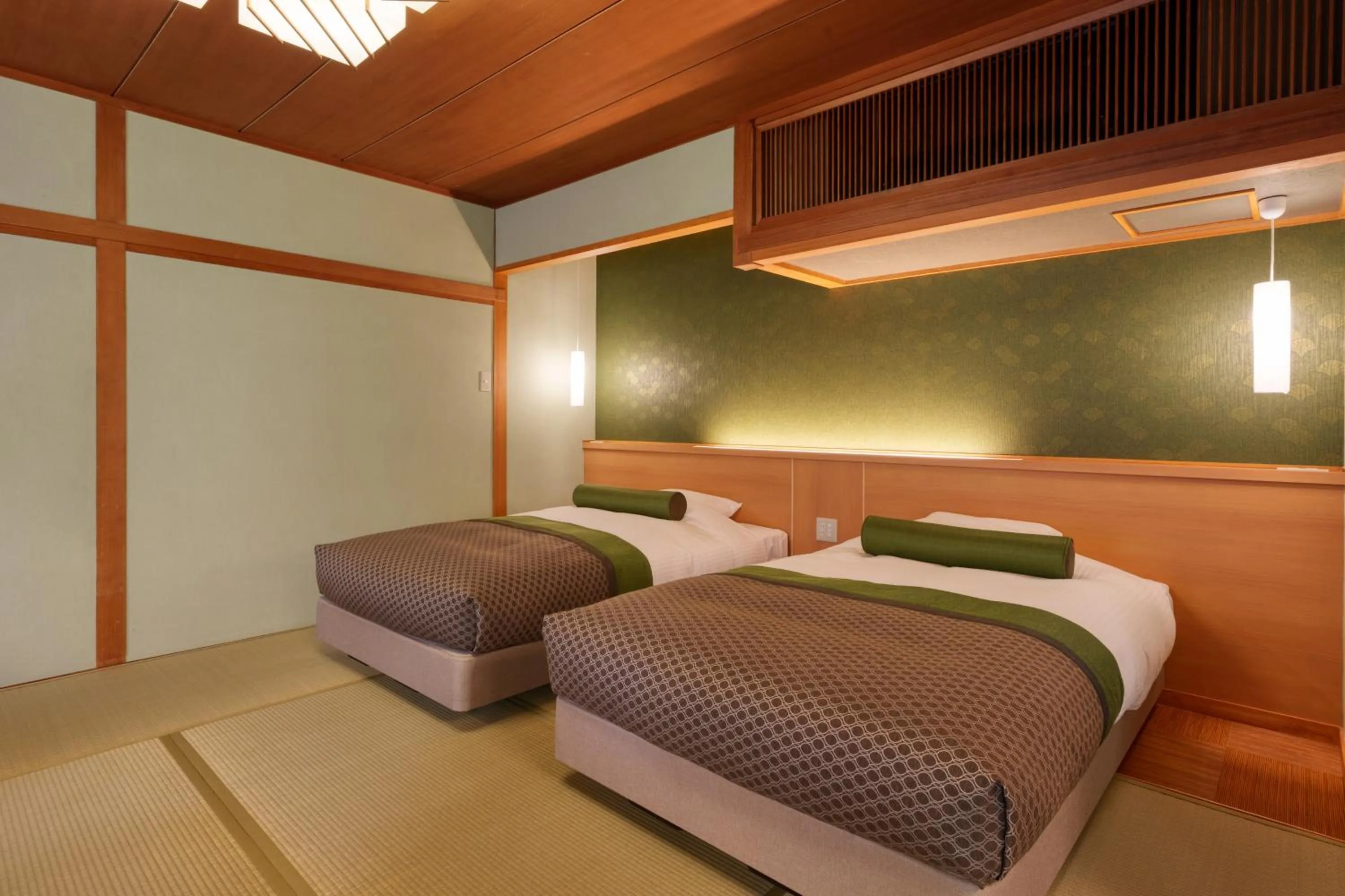 Bed in Matsudaya Hotel