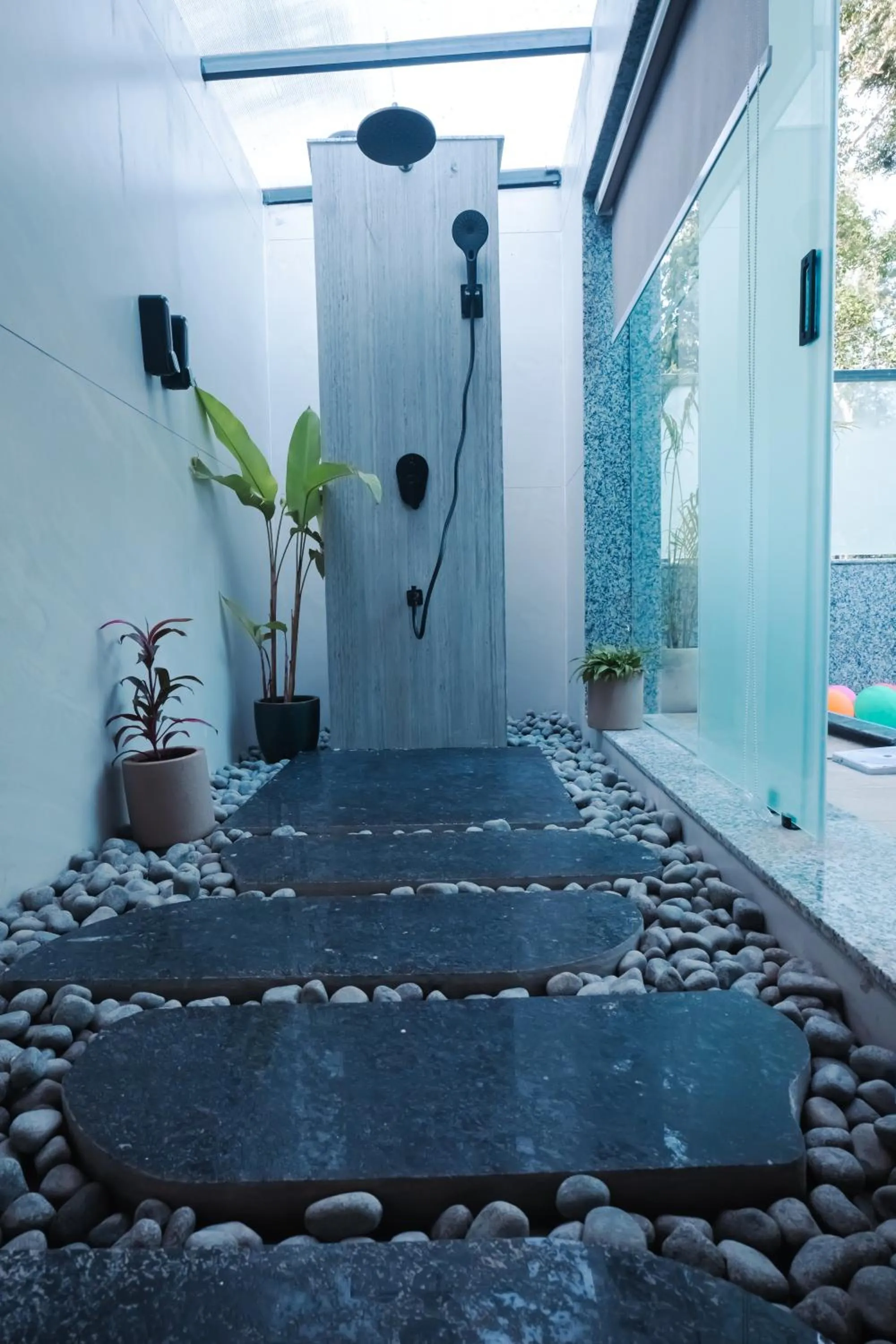 Shower in DNC Shevaroys Resorts & Spa