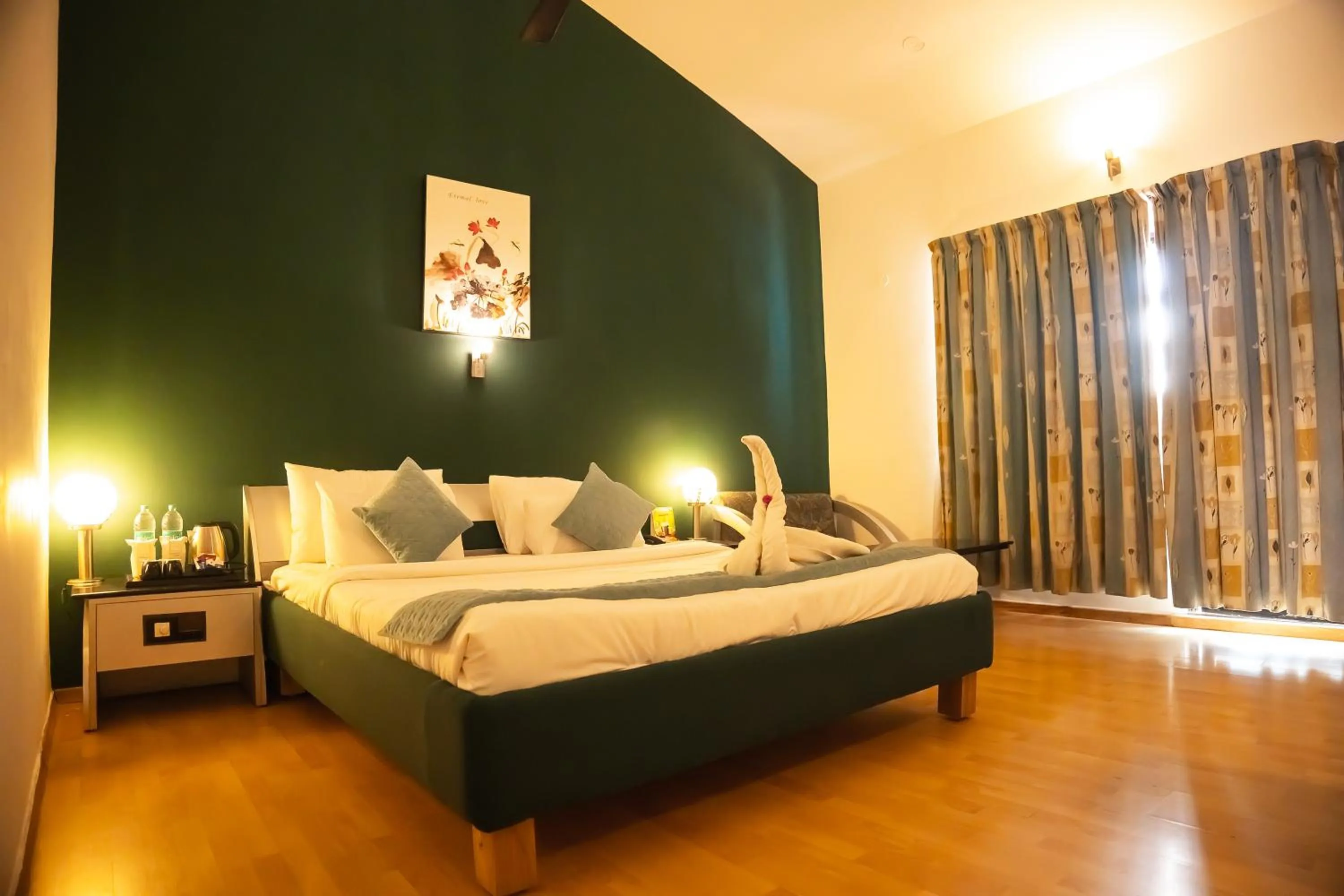 Bed in DNC Shevaroys Resorts & Spa