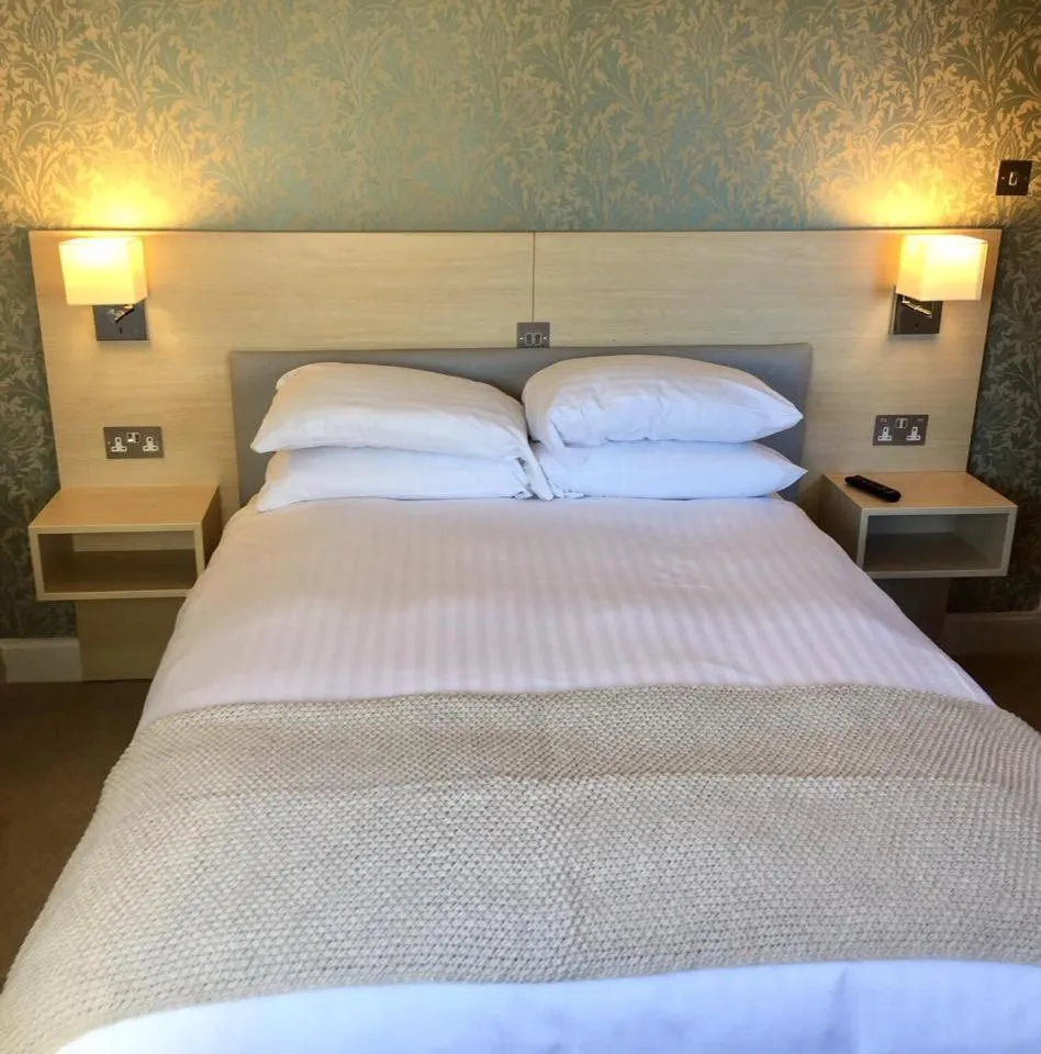 Bed in Corriegarth Hotel