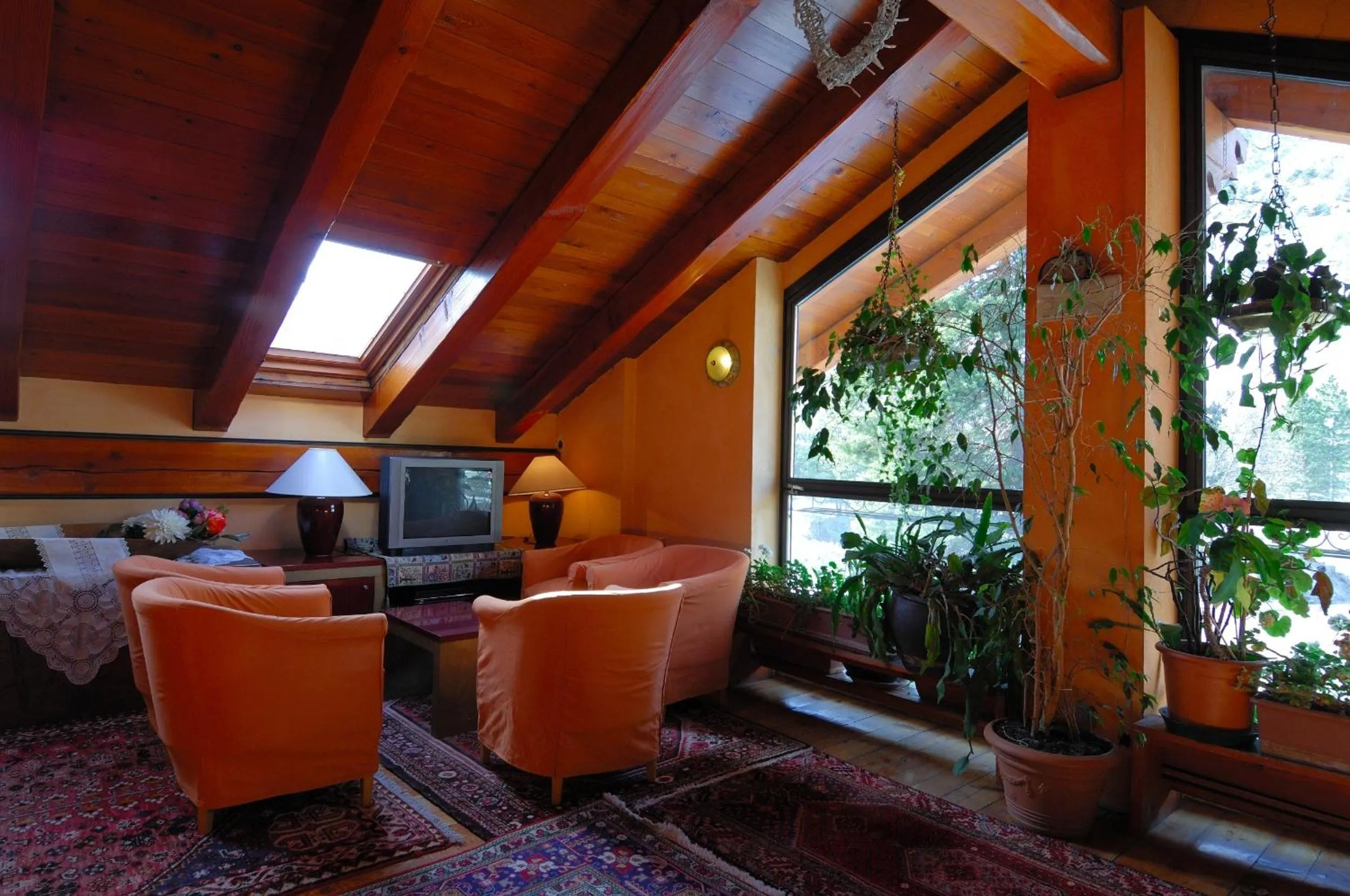 Communal lounge/ TV room in Hotel Bucaneve