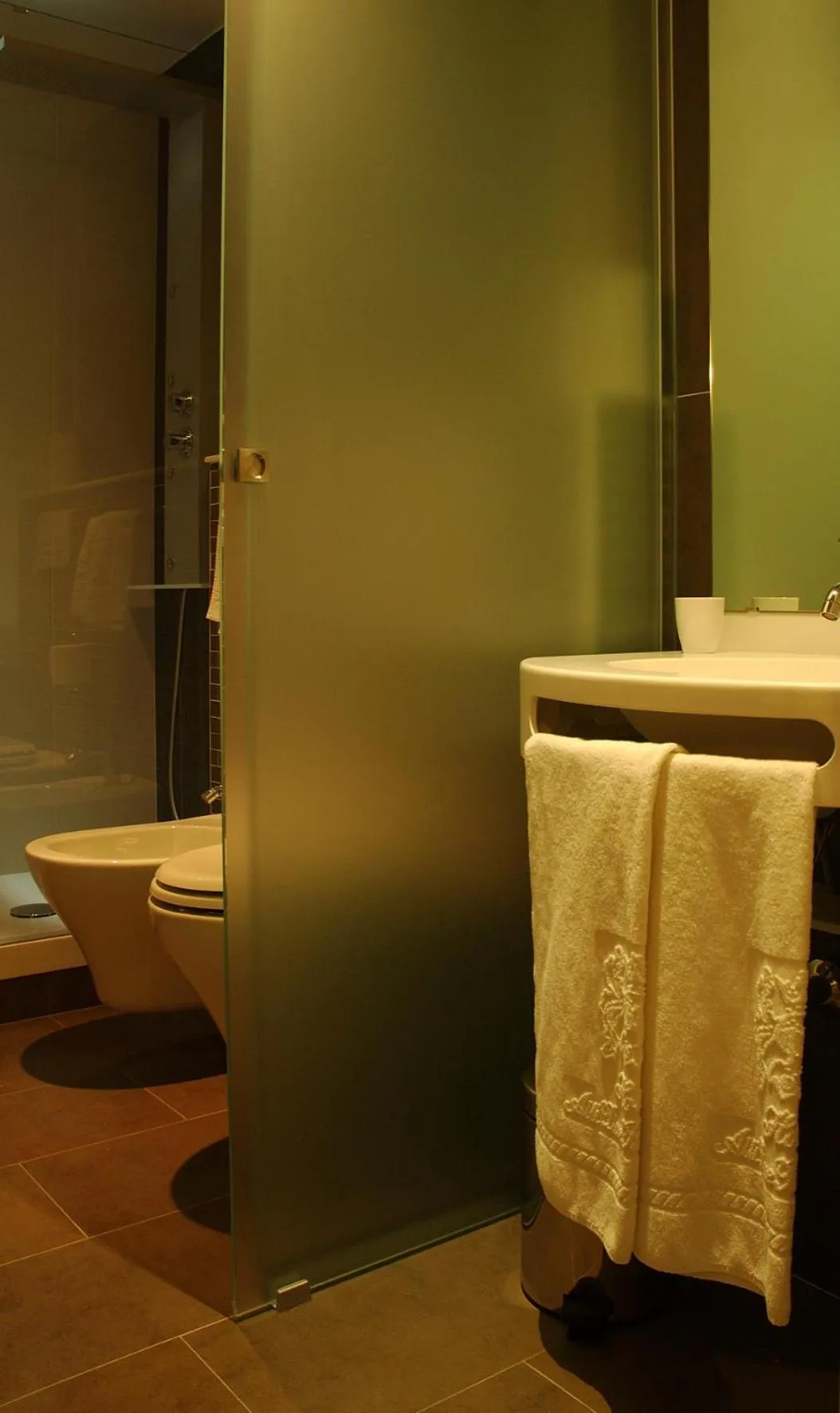 Bathroom in Hotel Bucaneve