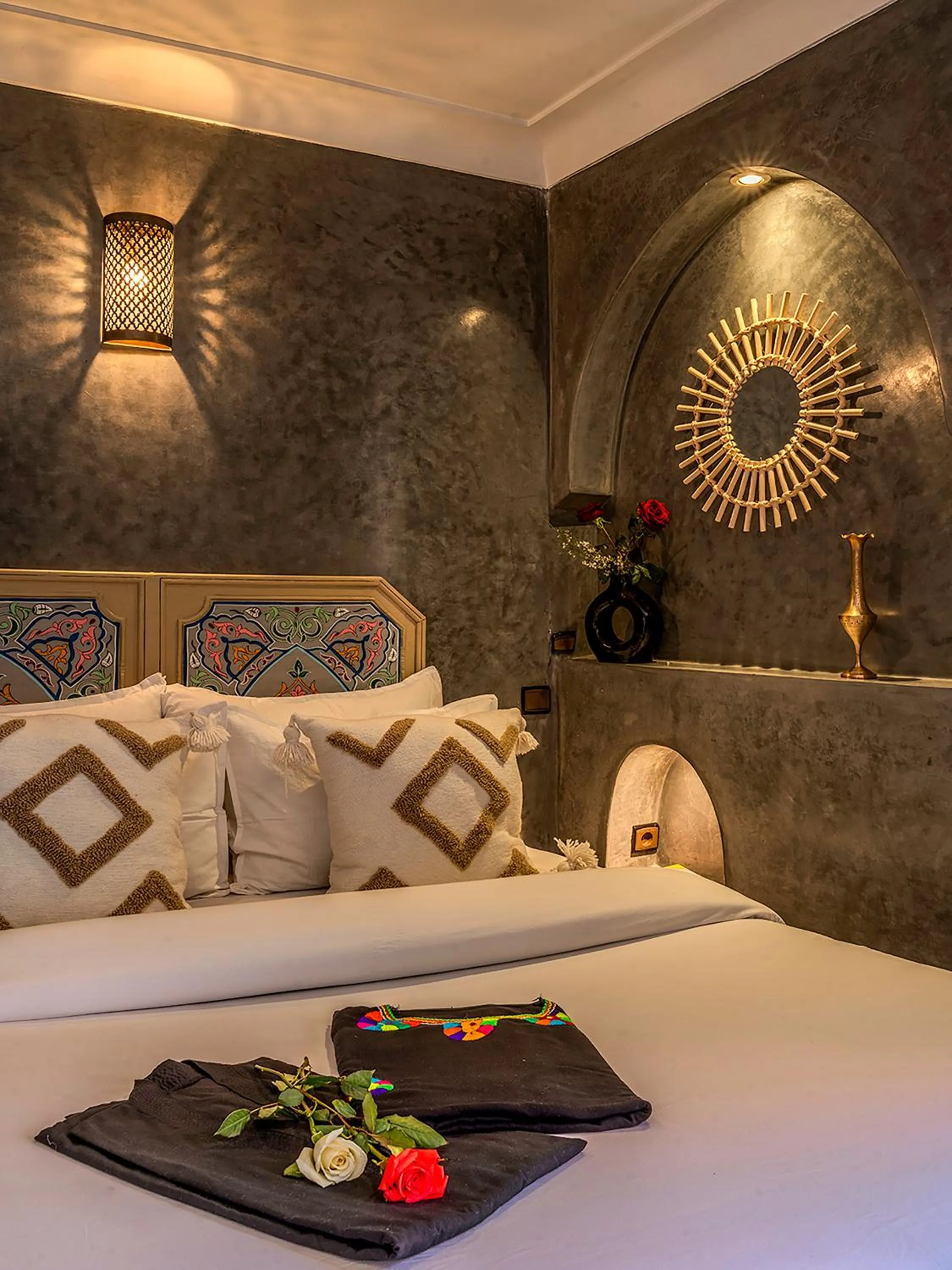 Bed in Riad Irhalne