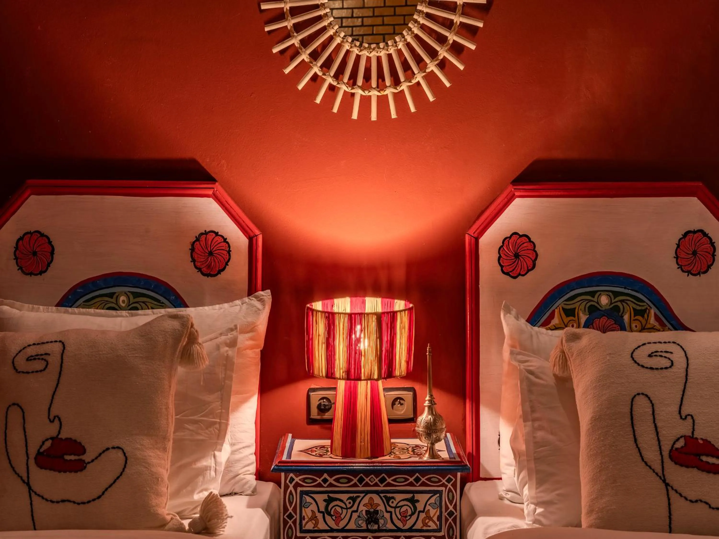 Bed in Riad Irhalne