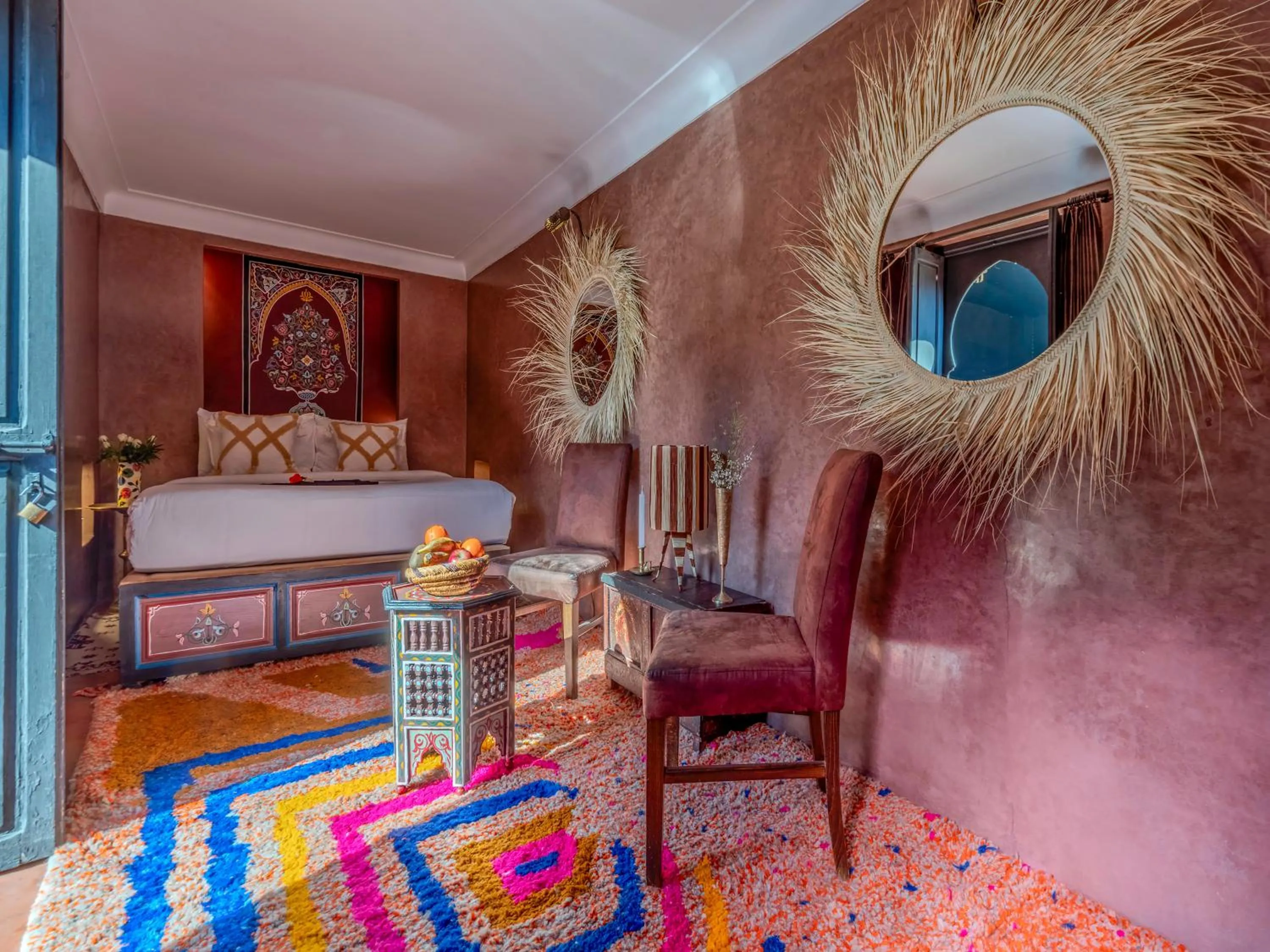 Bed in Riad Irhalne
