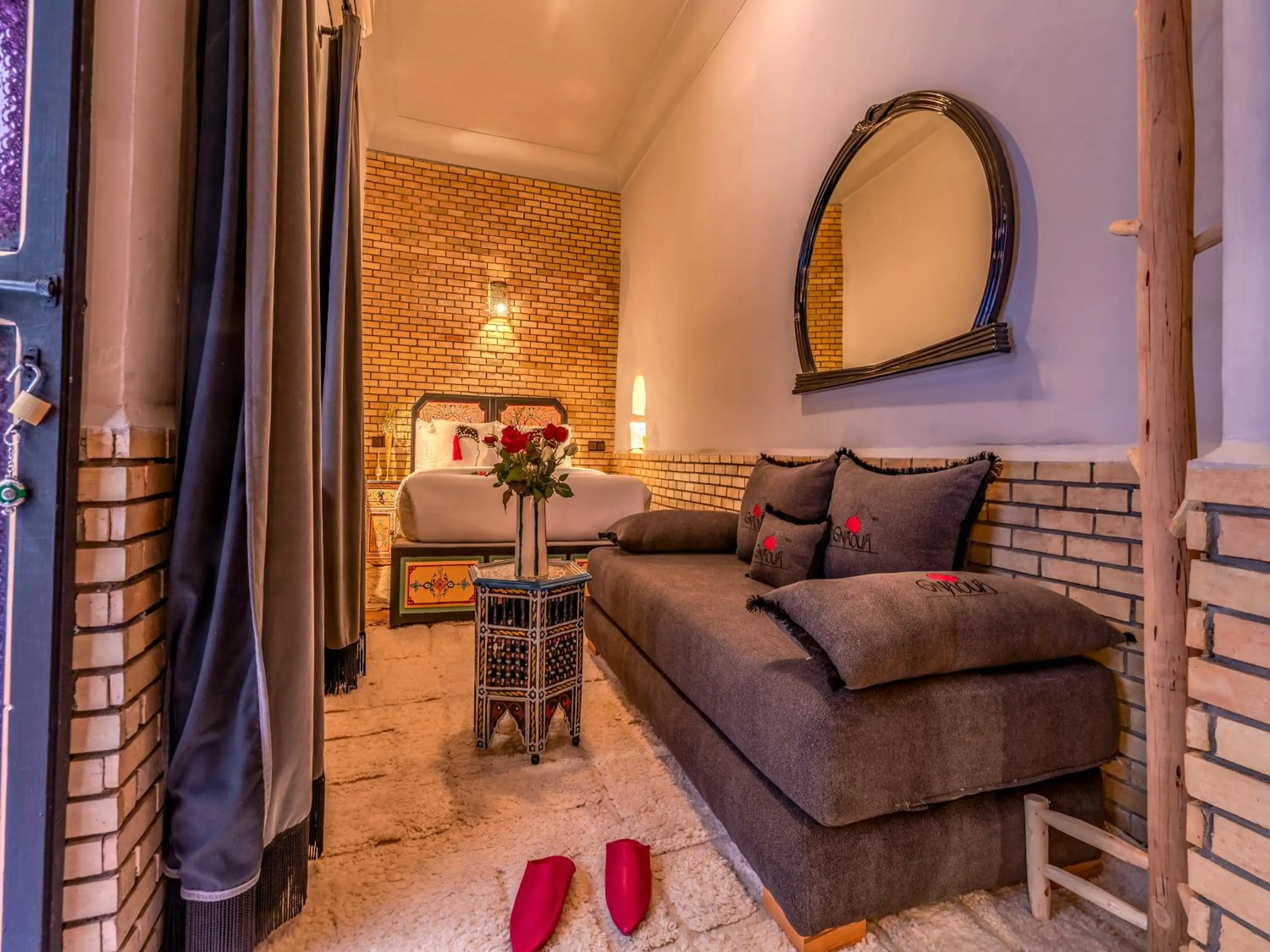 Bedroom in Riad Irhalne