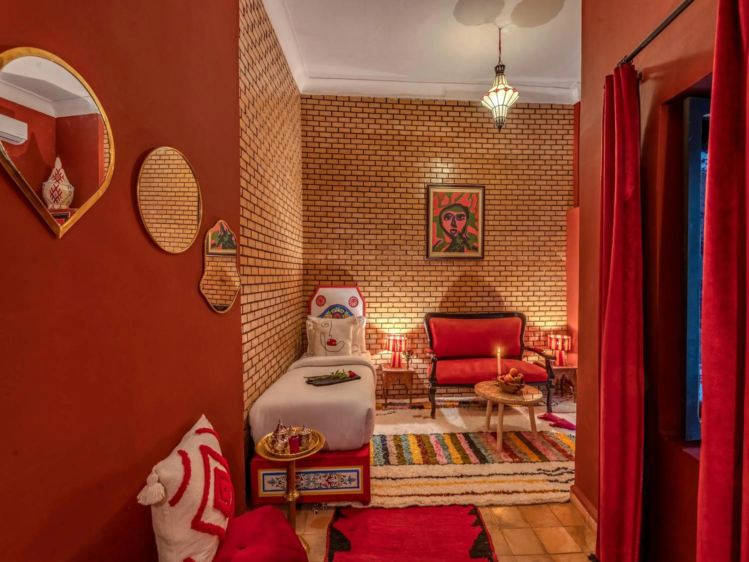 Bed in Riad Irhalne