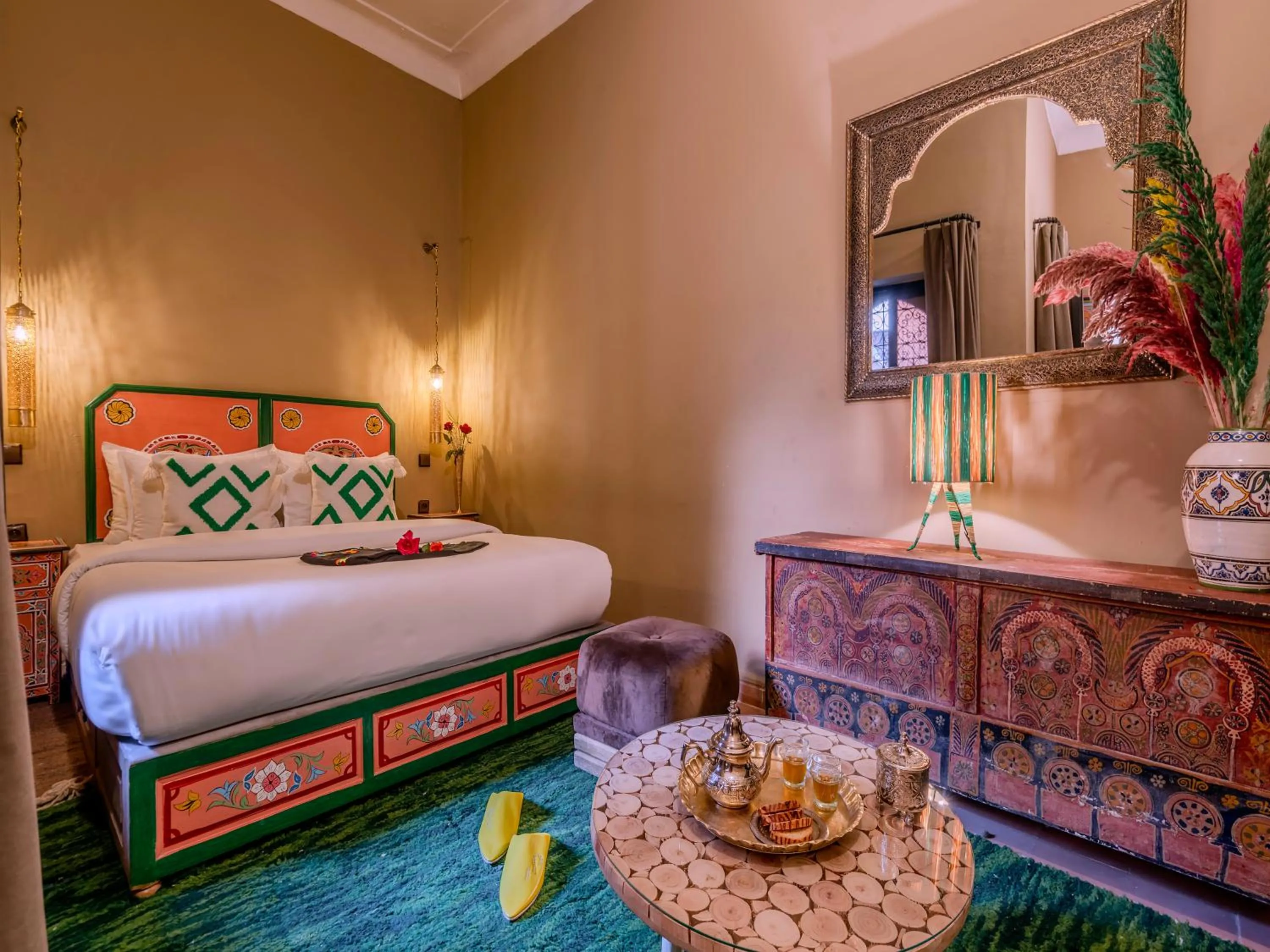 Bed in Riad Irhalne