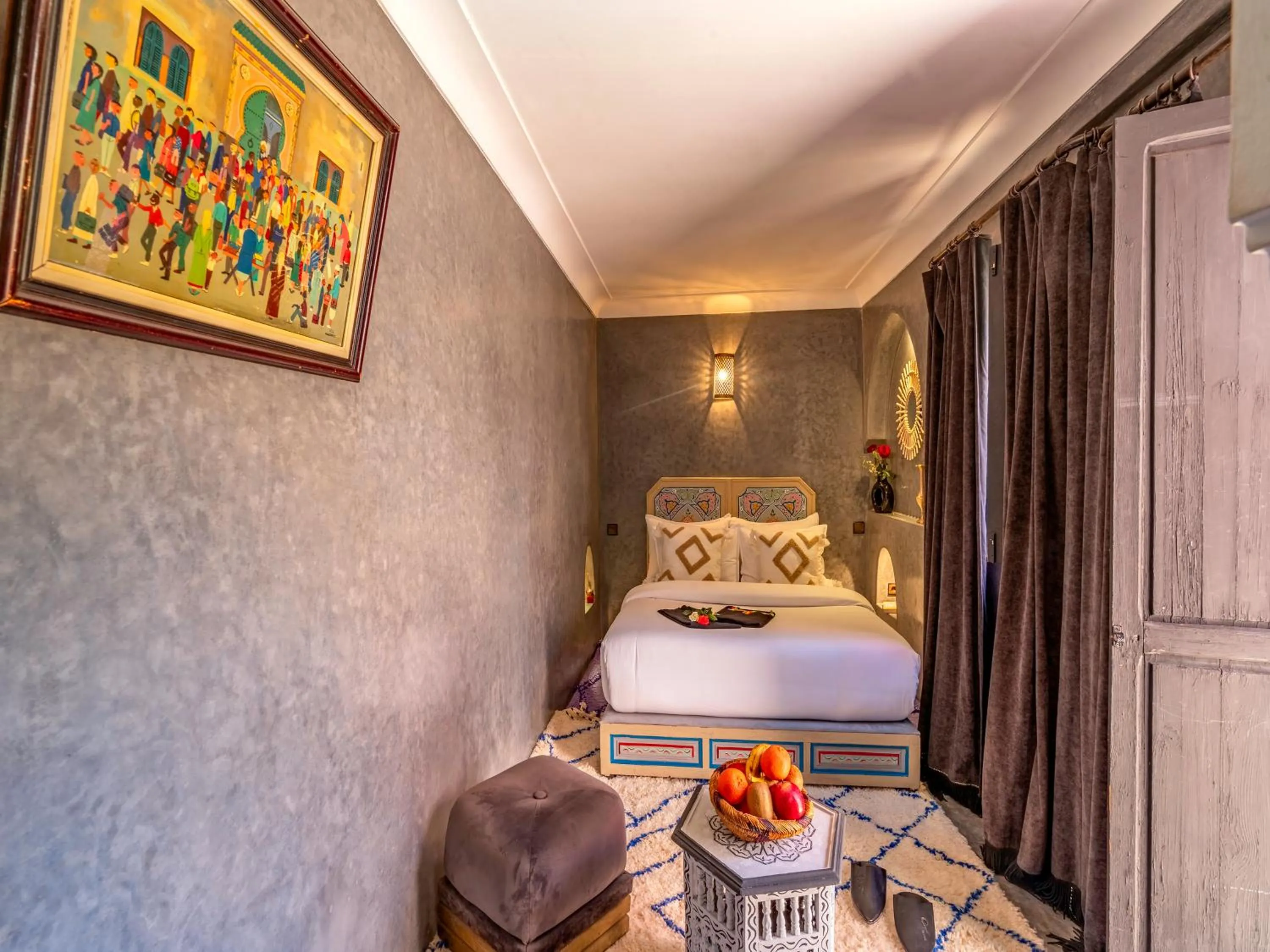 Bed in Riad Irhalne