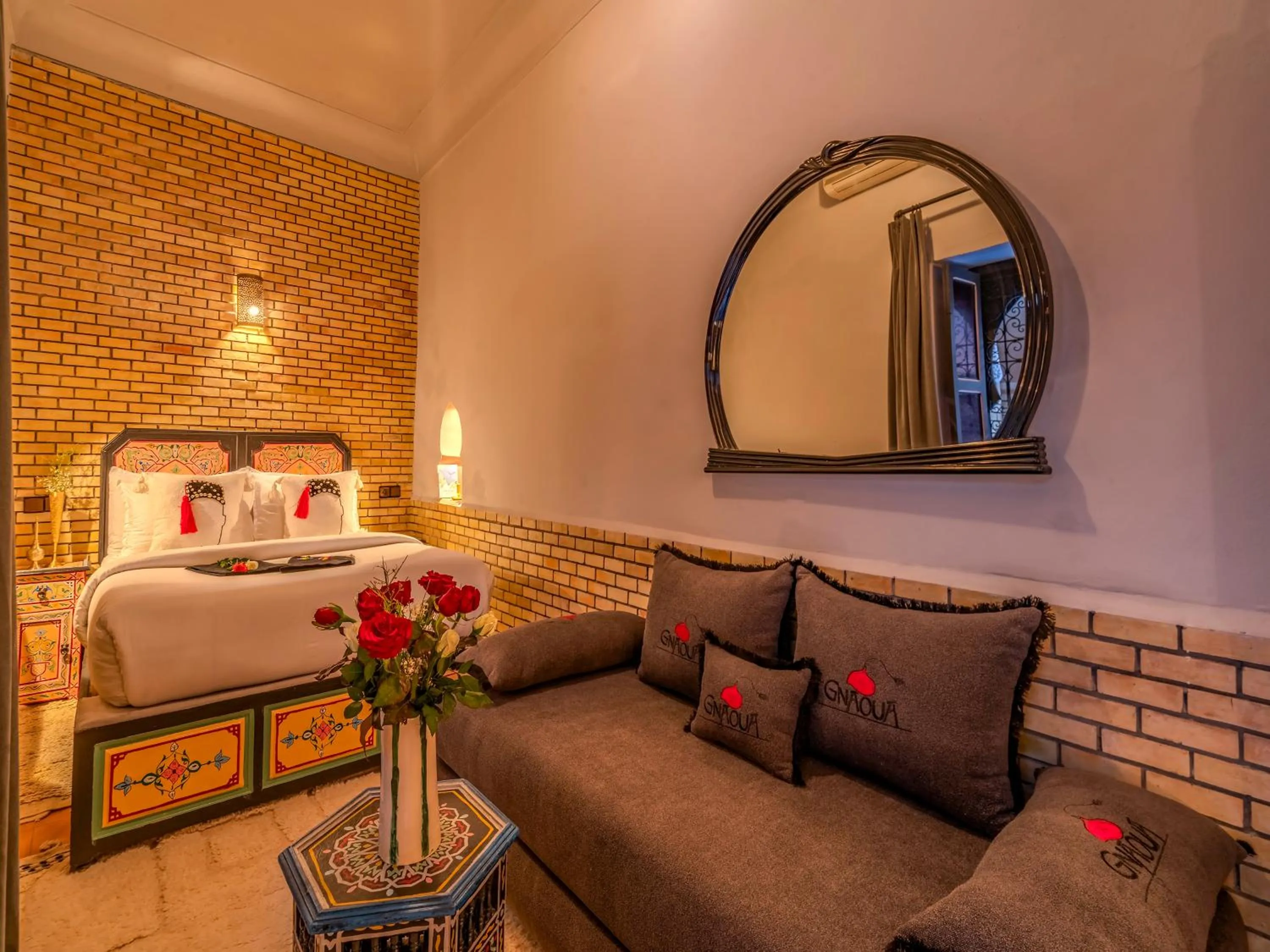 Bed in Riad Irhalne