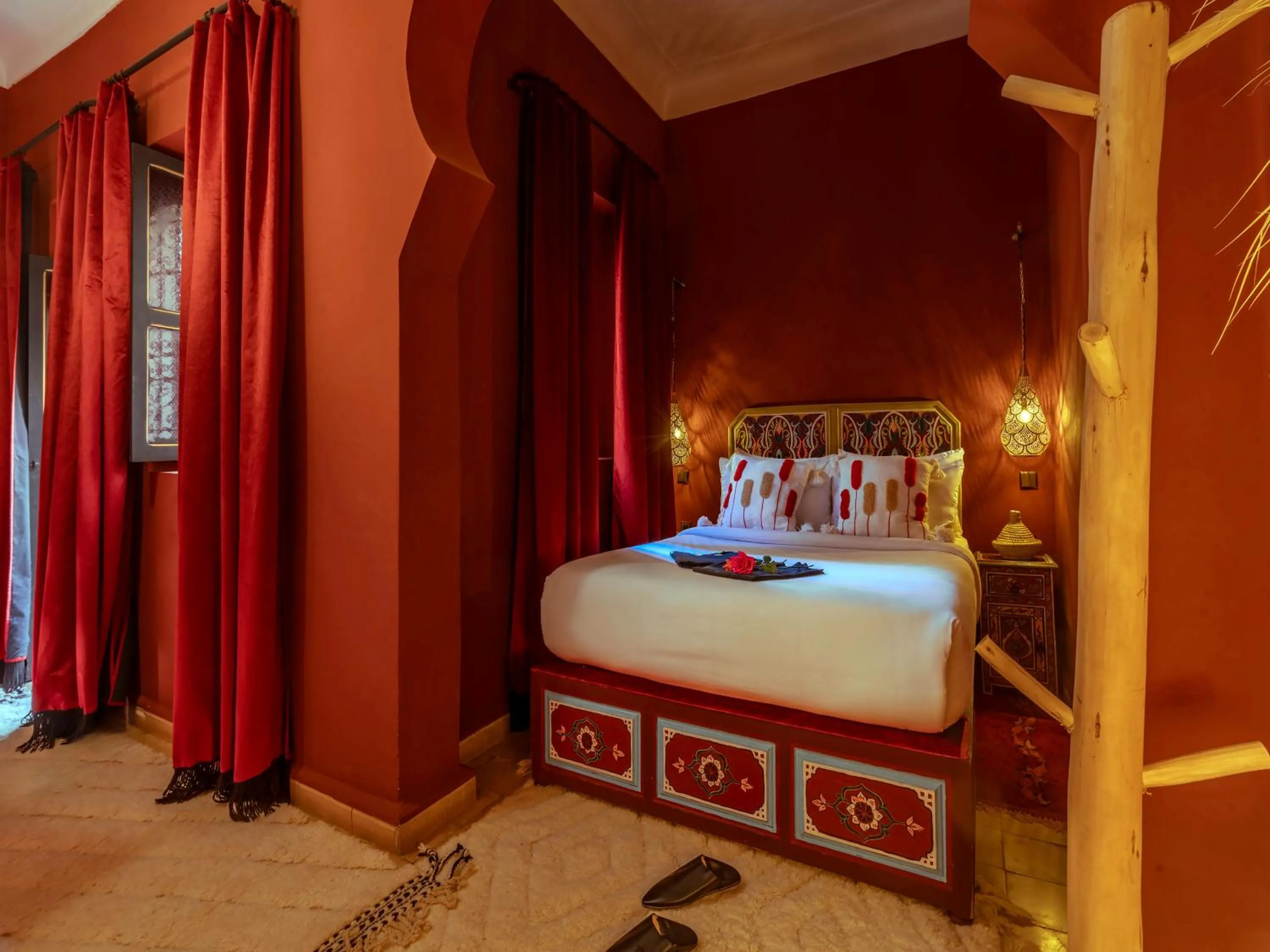 Bed in Riad Irhalne