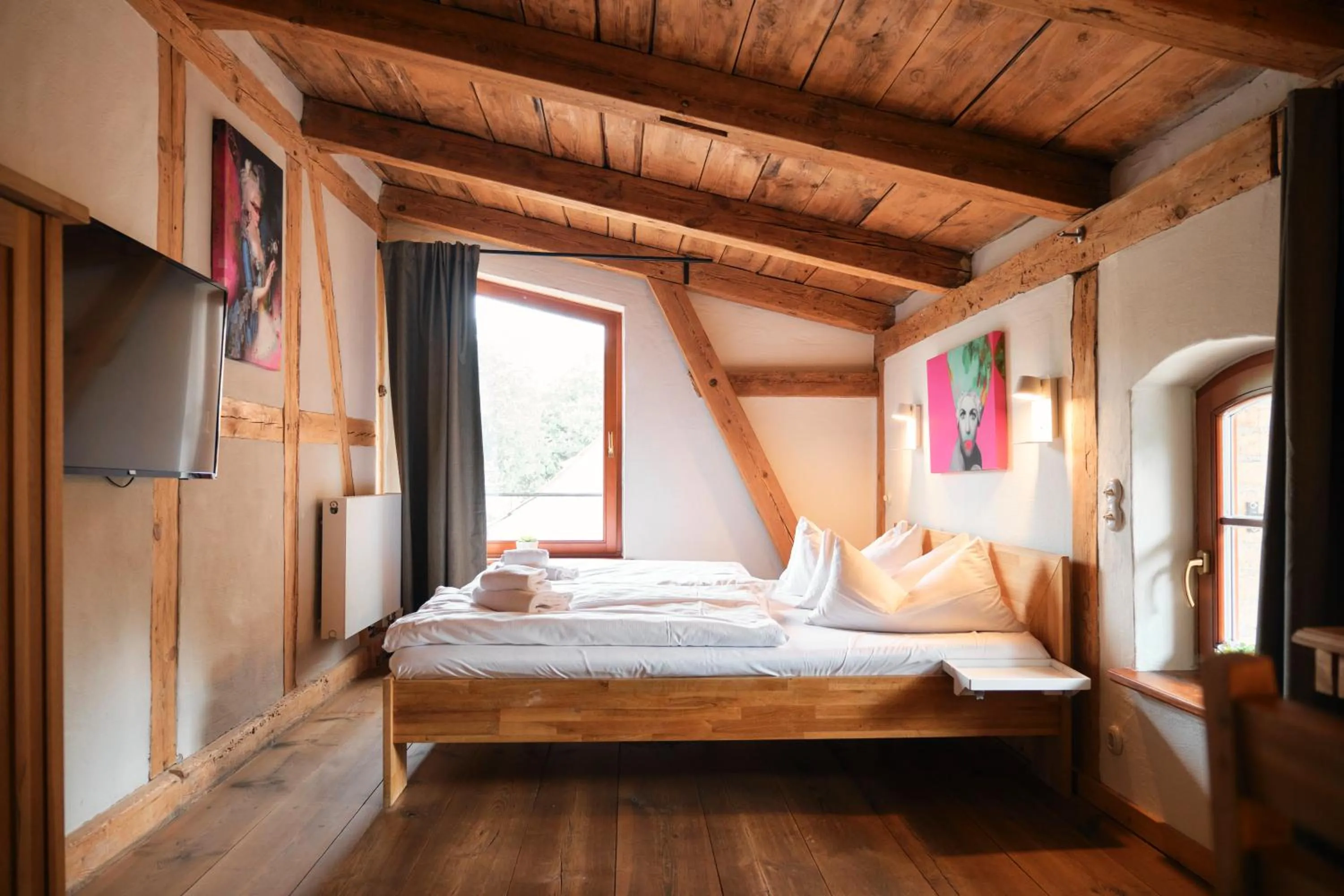 Bed in Mühle Tornow am Wentowsee