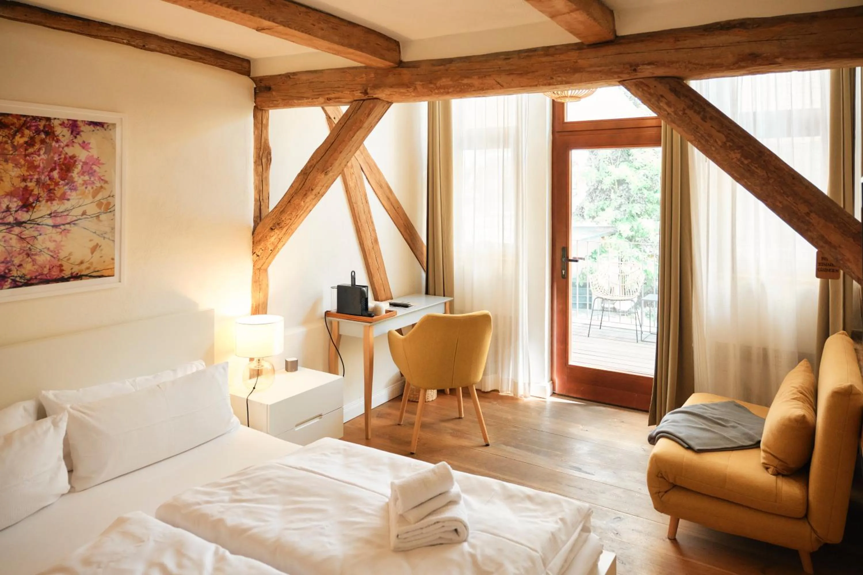 Bed in Mühle Tornow am Wentowsee