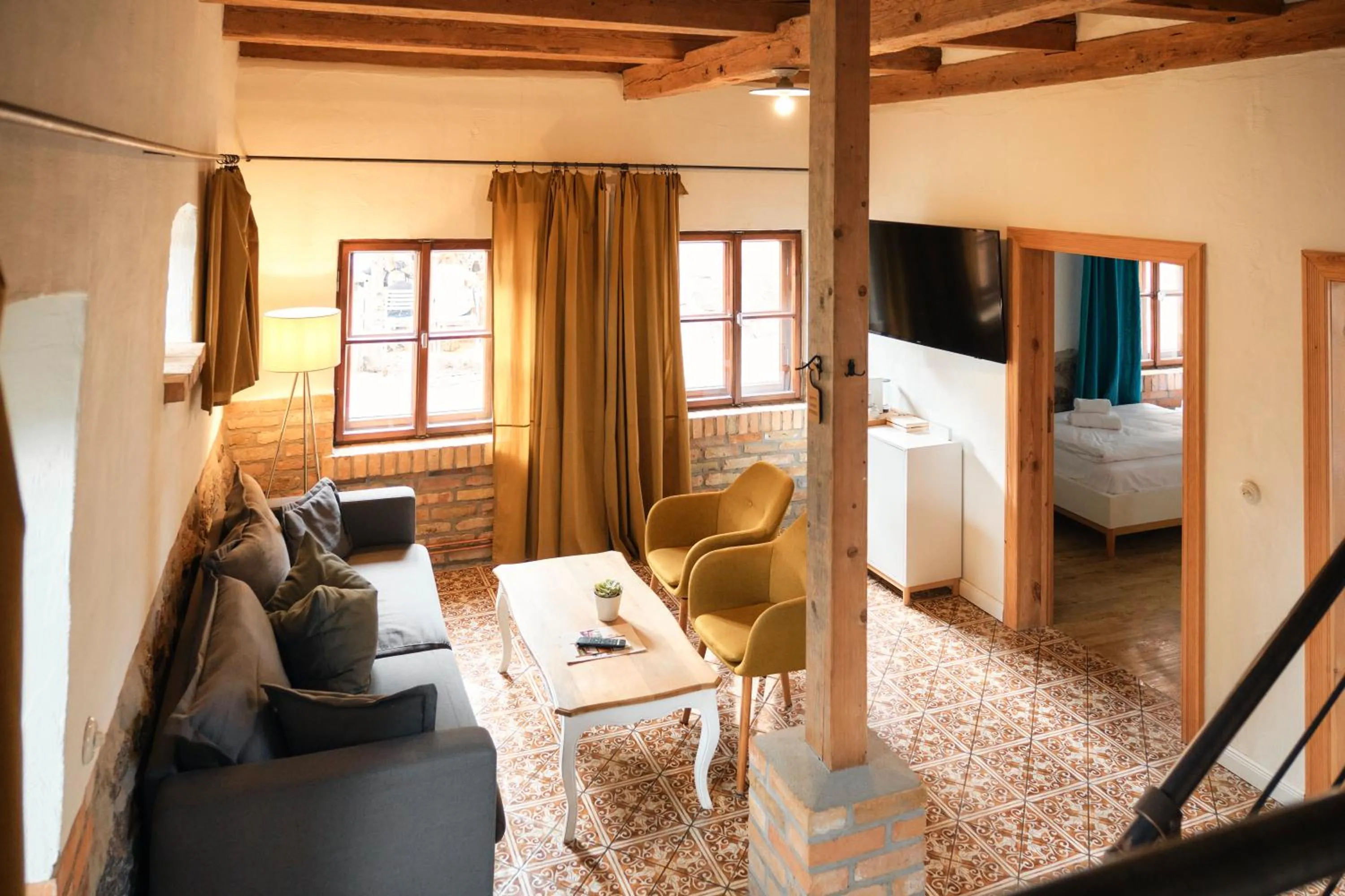 Bed in Mühle Tornow am Wentowsee