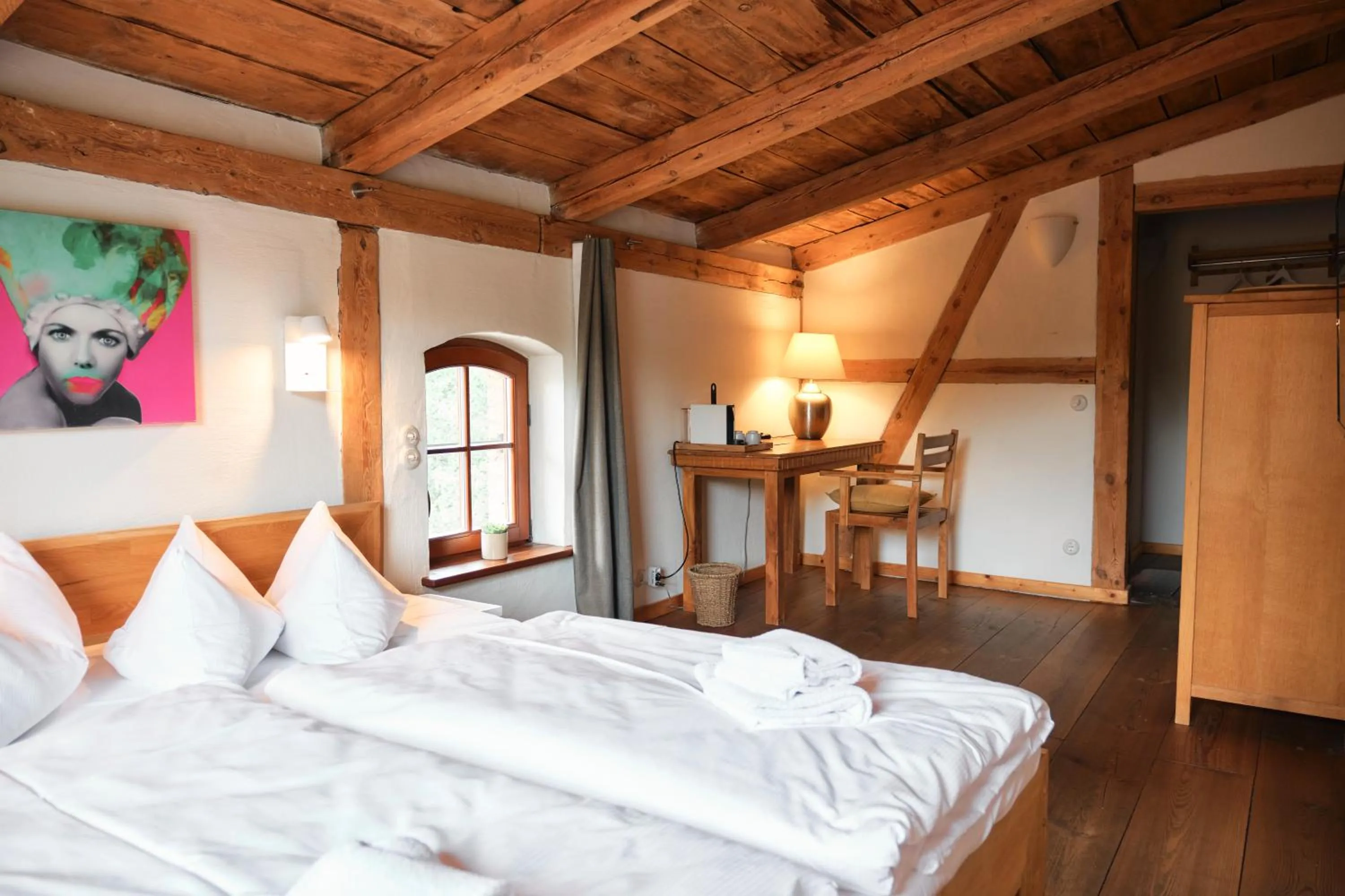 Bed in Mühle Tornow am Wentowsee