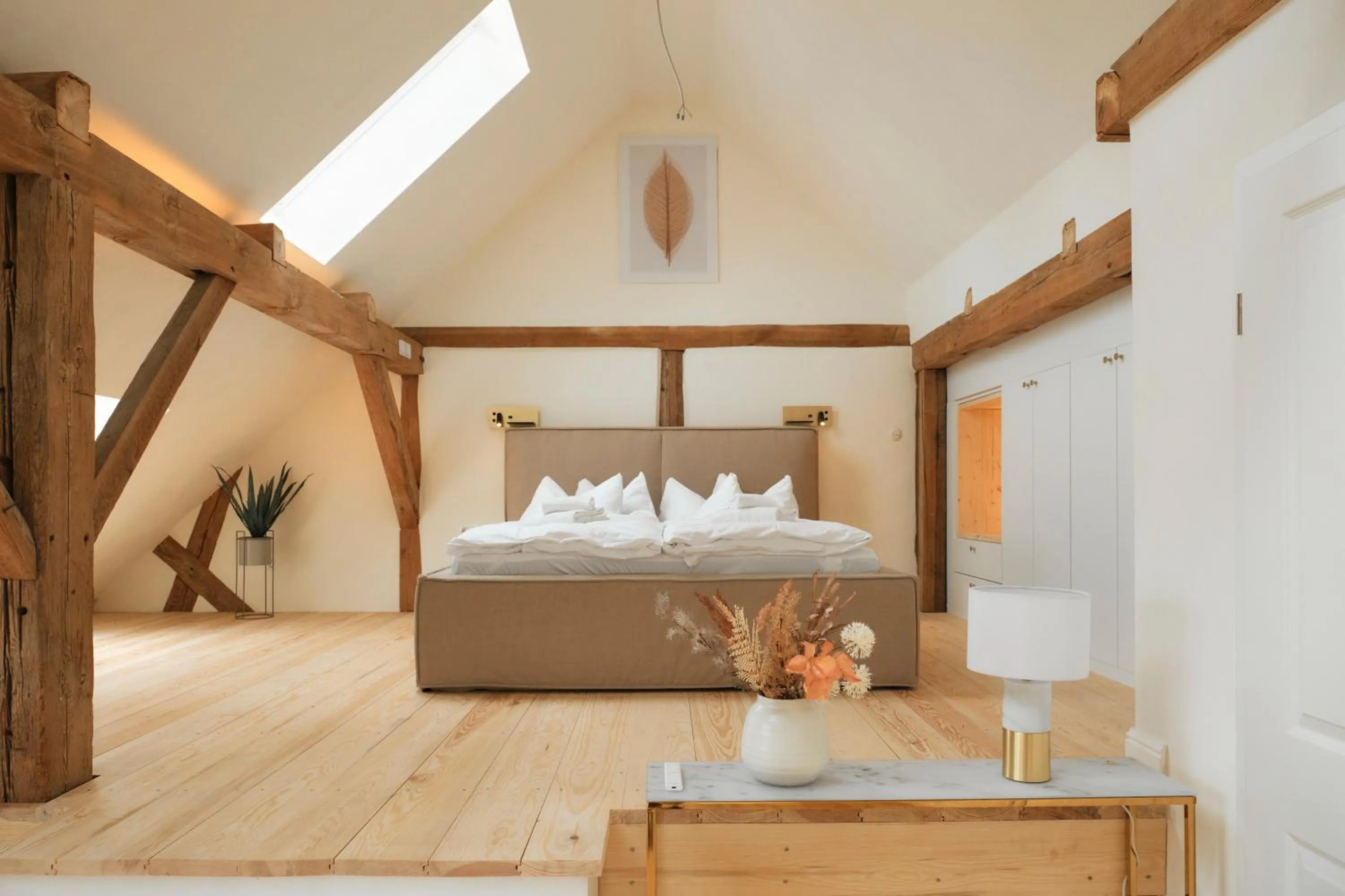 Bed in Mühle Tornow am Wentowsee