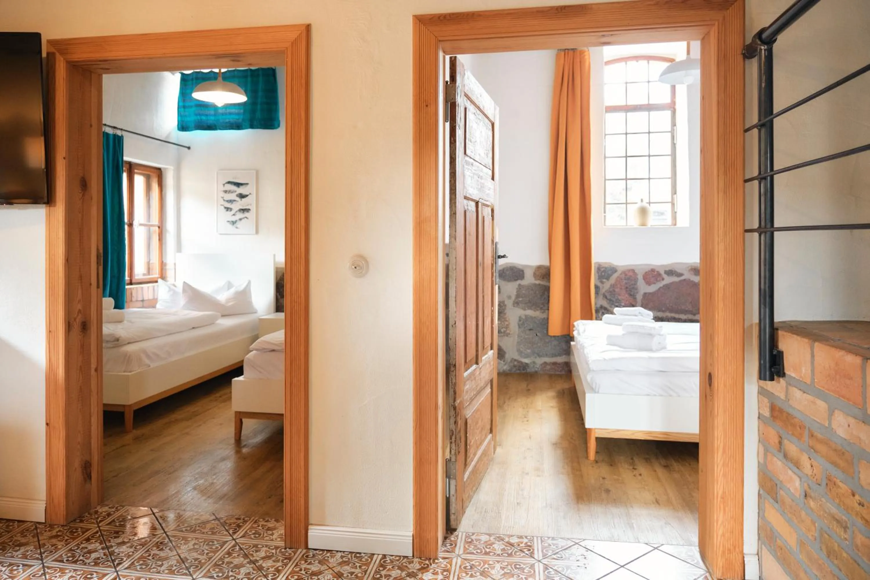 Bed in Mühle Tornow am Wentowsee