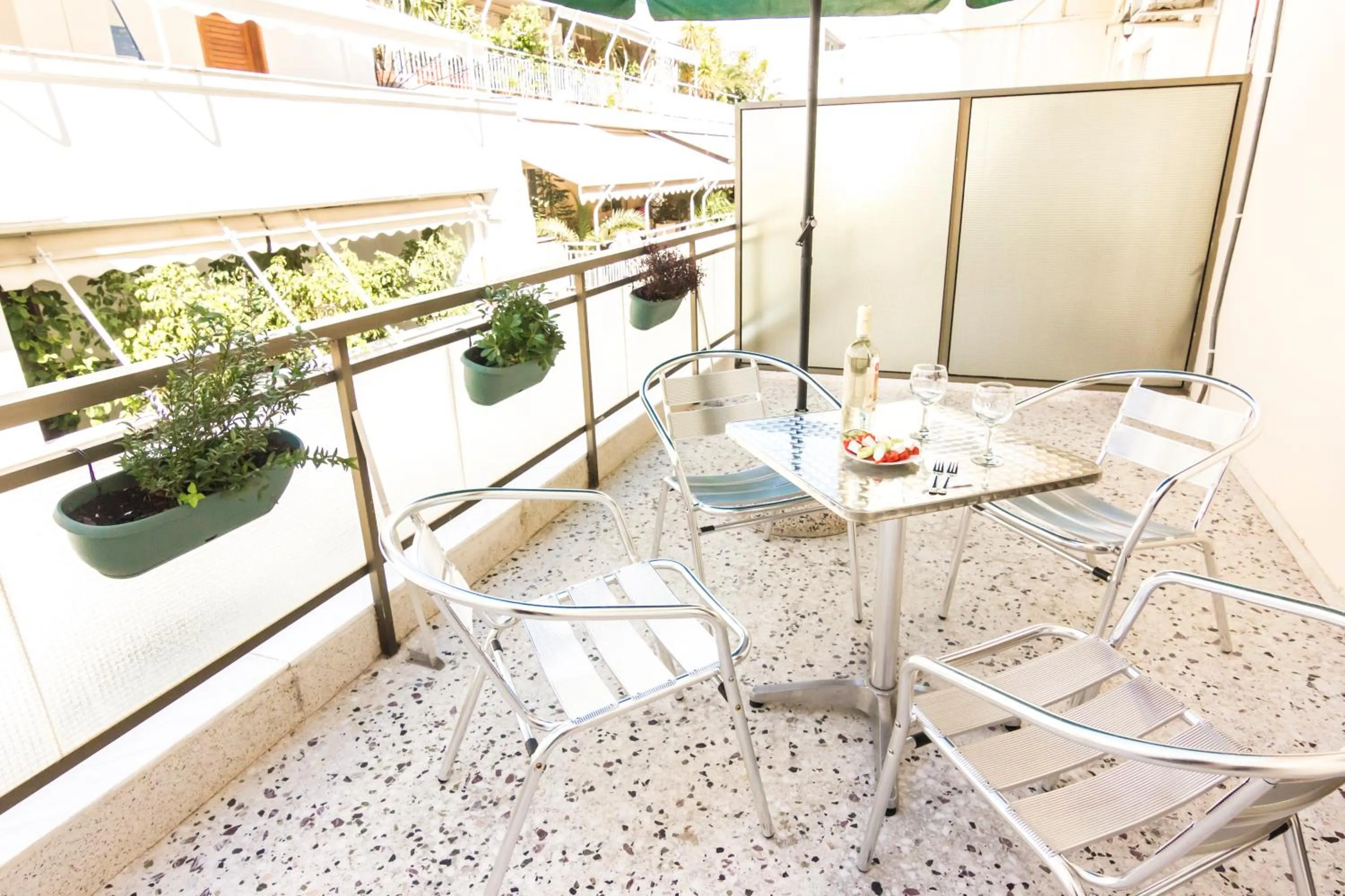 Balcony/Terrace in Zappion Hotel