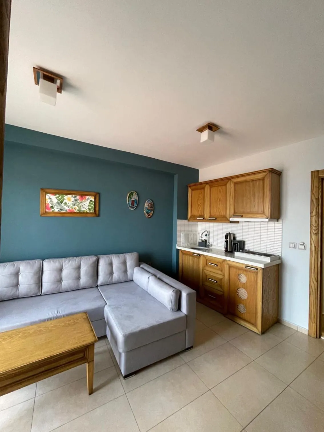 Kitchen or kitchenette in Veziroğlu Apart