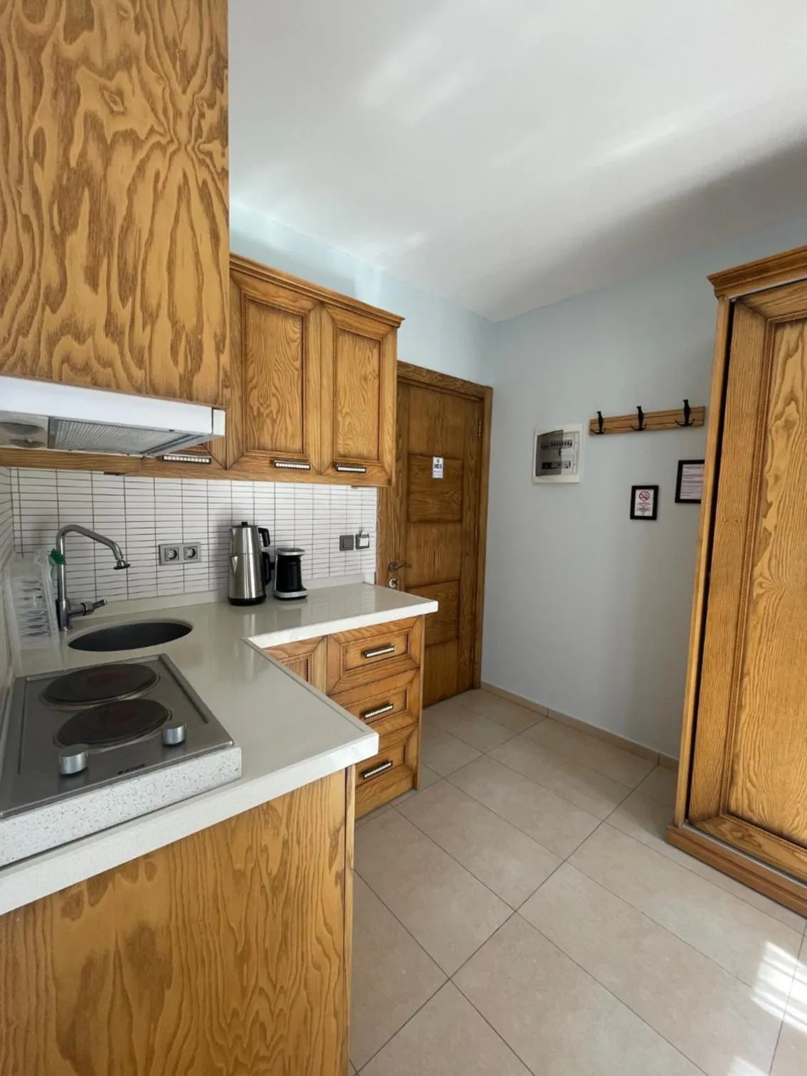 Kitchen or kitchenette in Veziroğlu Apart