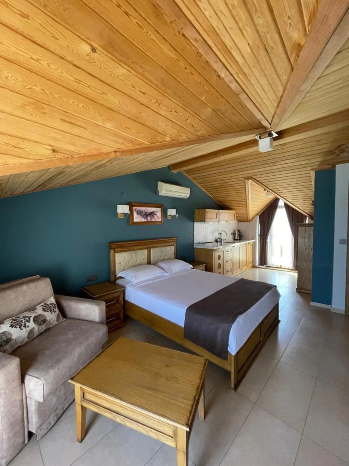 Bed in Veziroğlu Apart