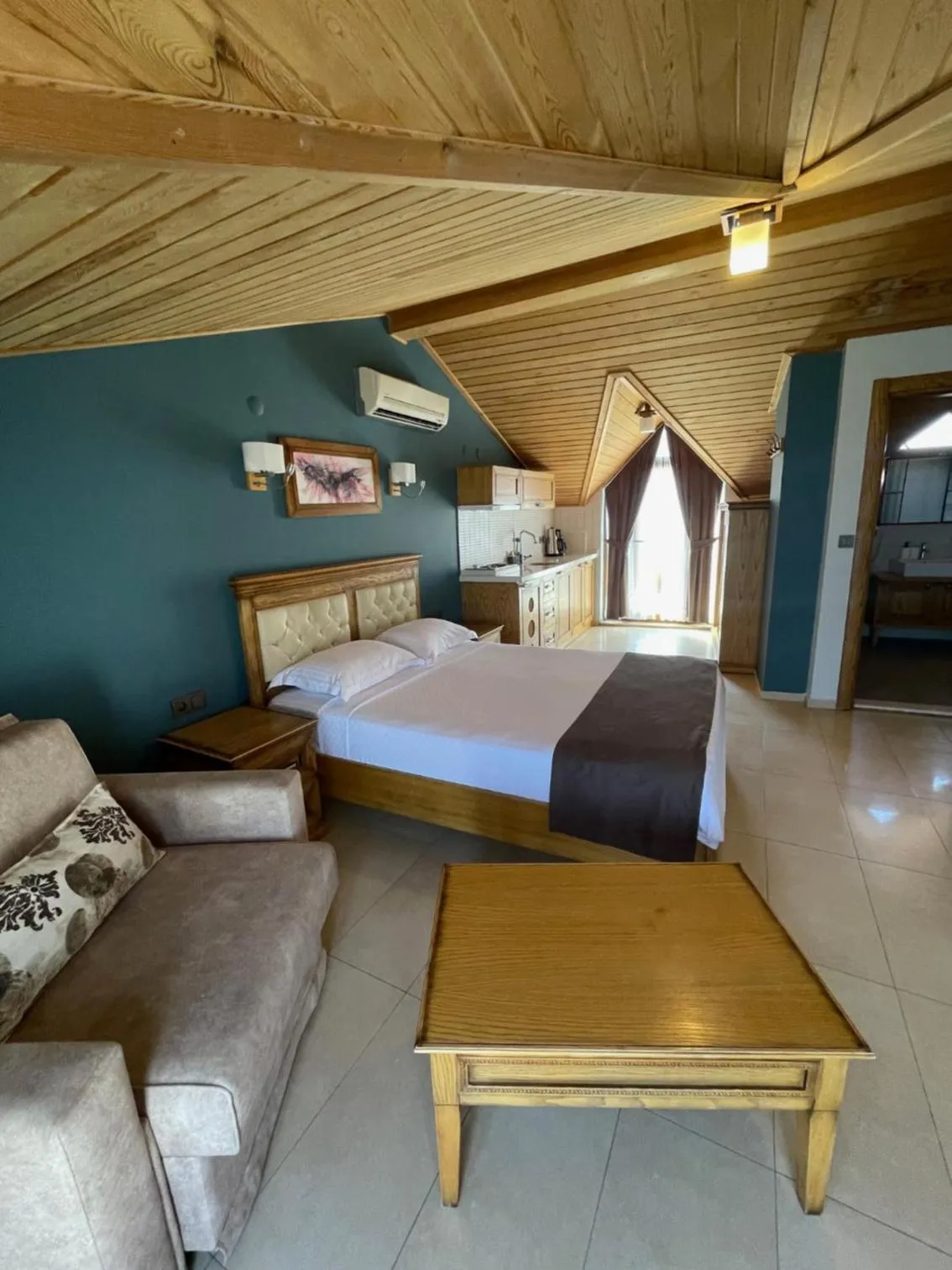 Bed in Veziroğlu Apart